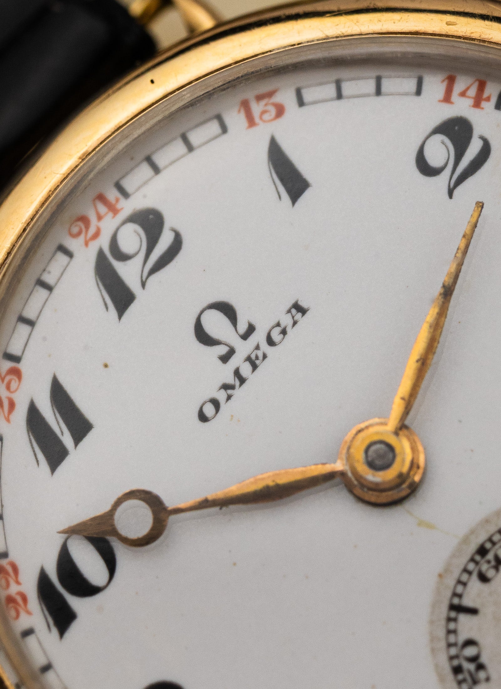 1923 14K Ladies Omega Trench Watch Serviced