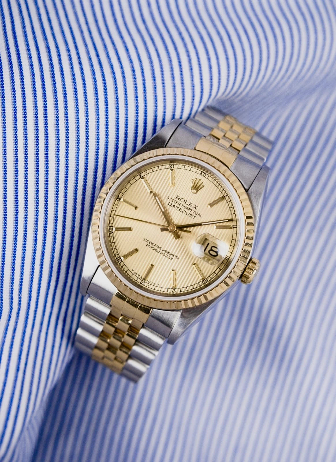 1994 Rolex Datejust 16233 Tapestry Dial Full Set