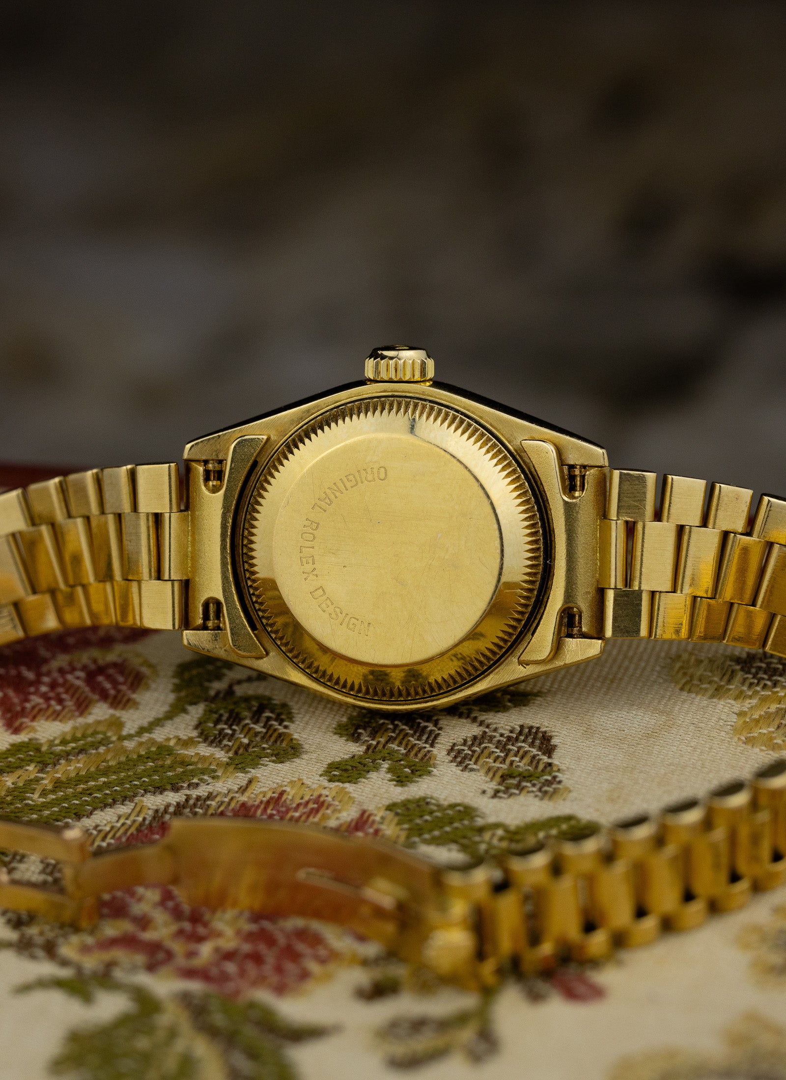 1987 18K Lady Rolex Datejust Diamonds Anniversary Dial 69178 Box