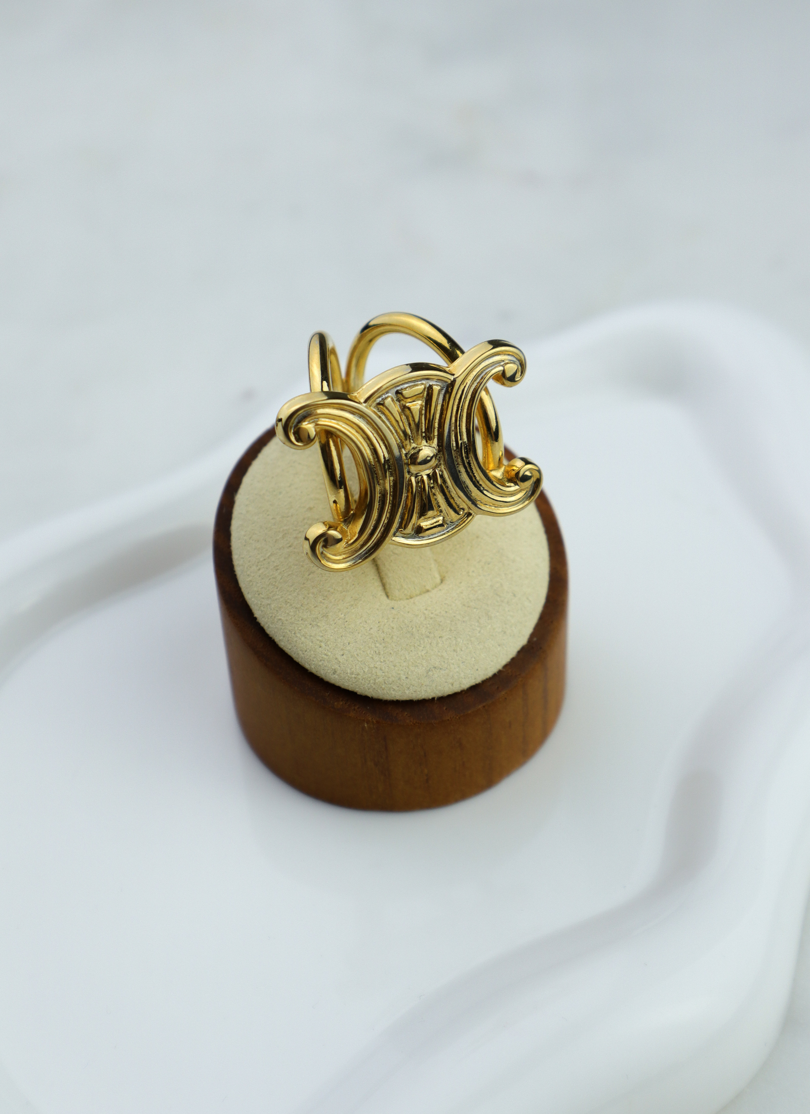Celine - vintage ring/pierścień do apaszki Triomphe
