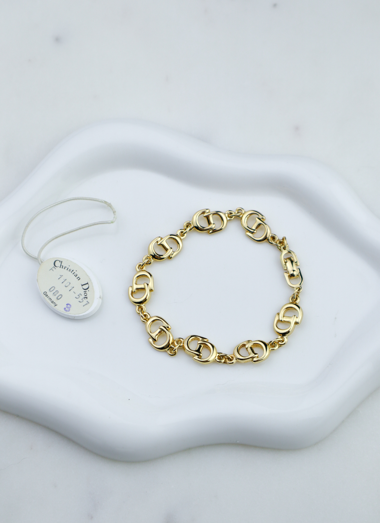 Christian Dior - bransoletka z monogramem CD