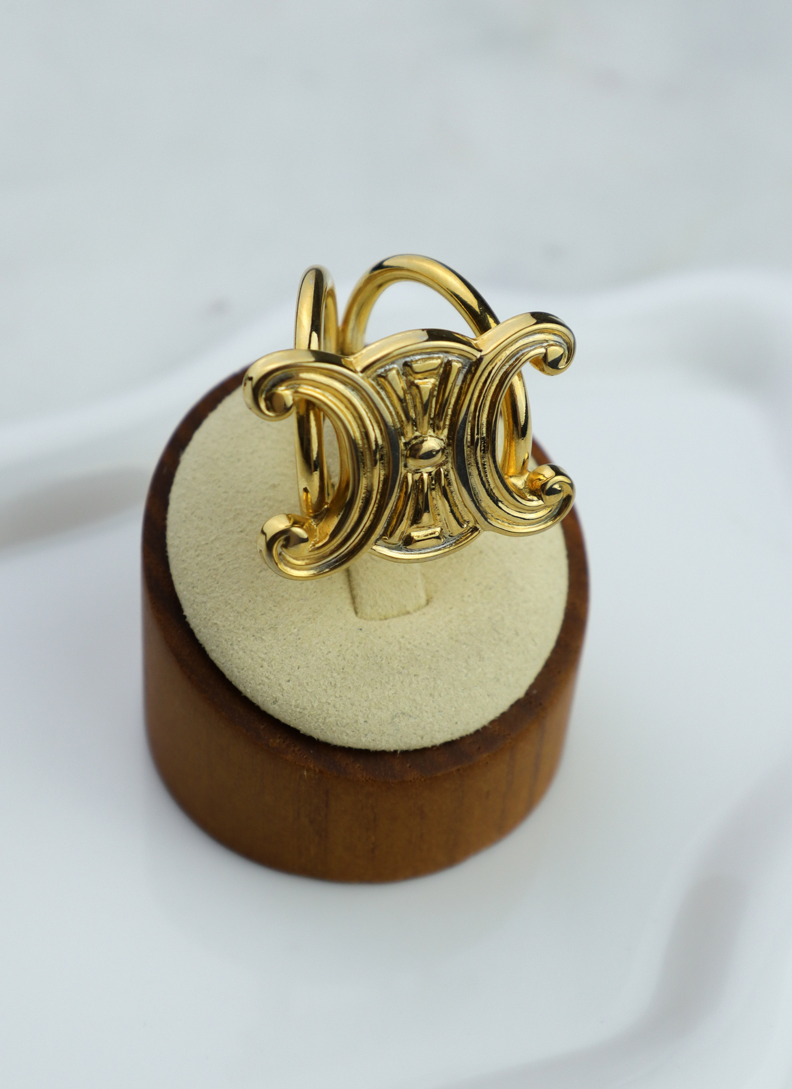 Celine - vintage ring/pierścień do apaszki Triomphe