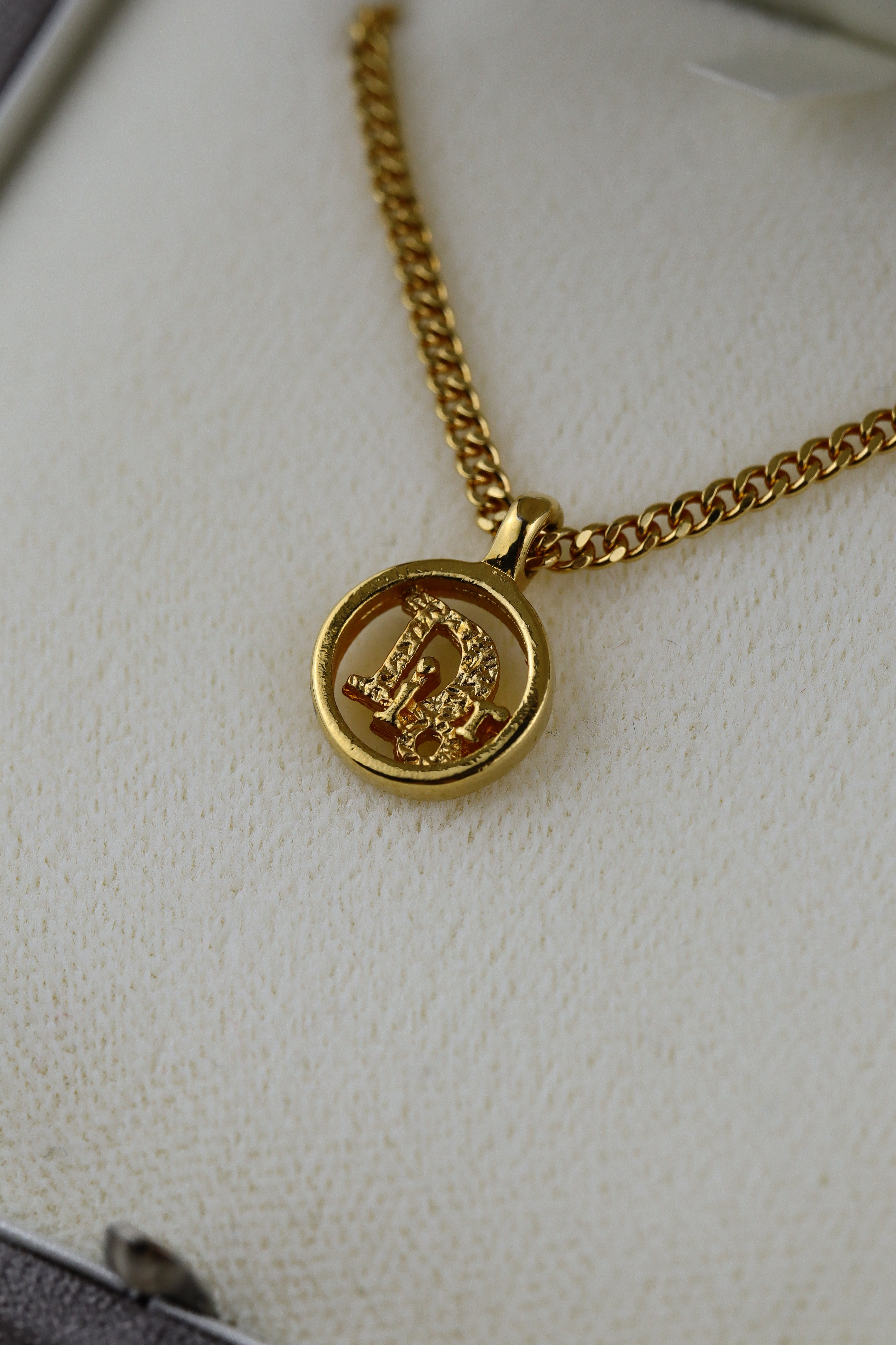 Christian Dior - pozłacany naszyjnik vintage