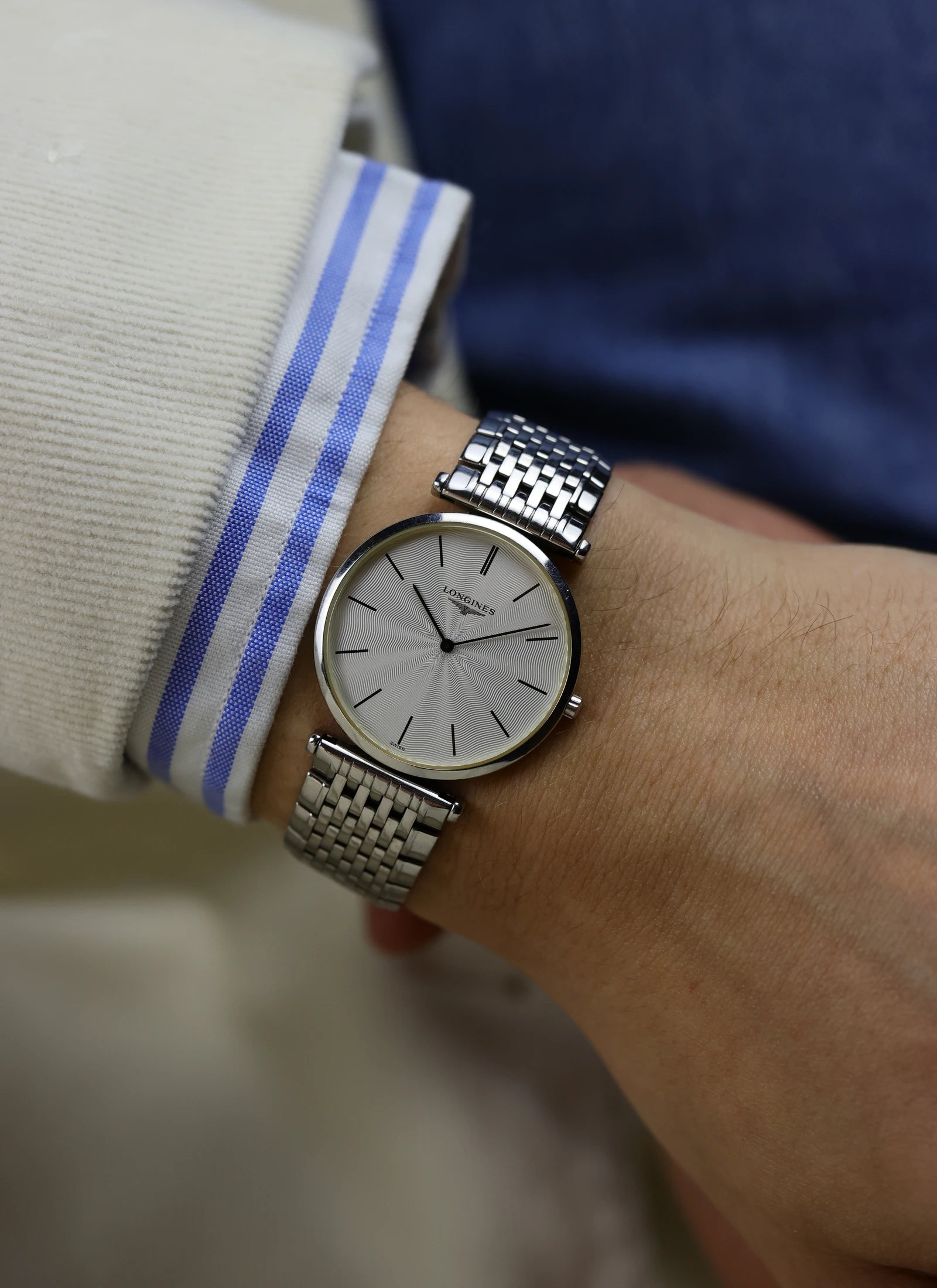 1990s Longines La Grande Classique Guilloche L4.709.4 cal. L.420.1