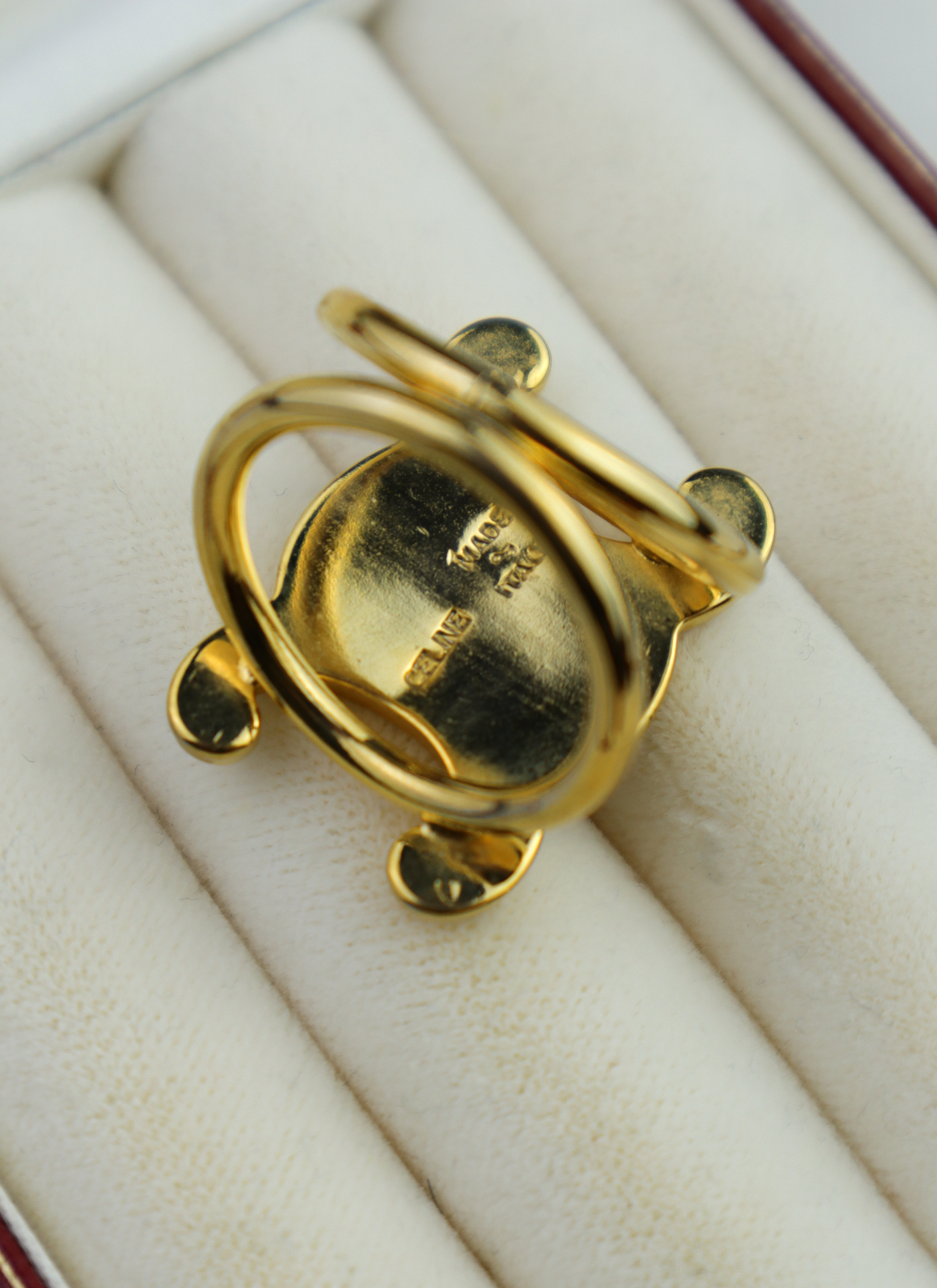 Celine - vintage ring/pierścień do apaszki Triomphe