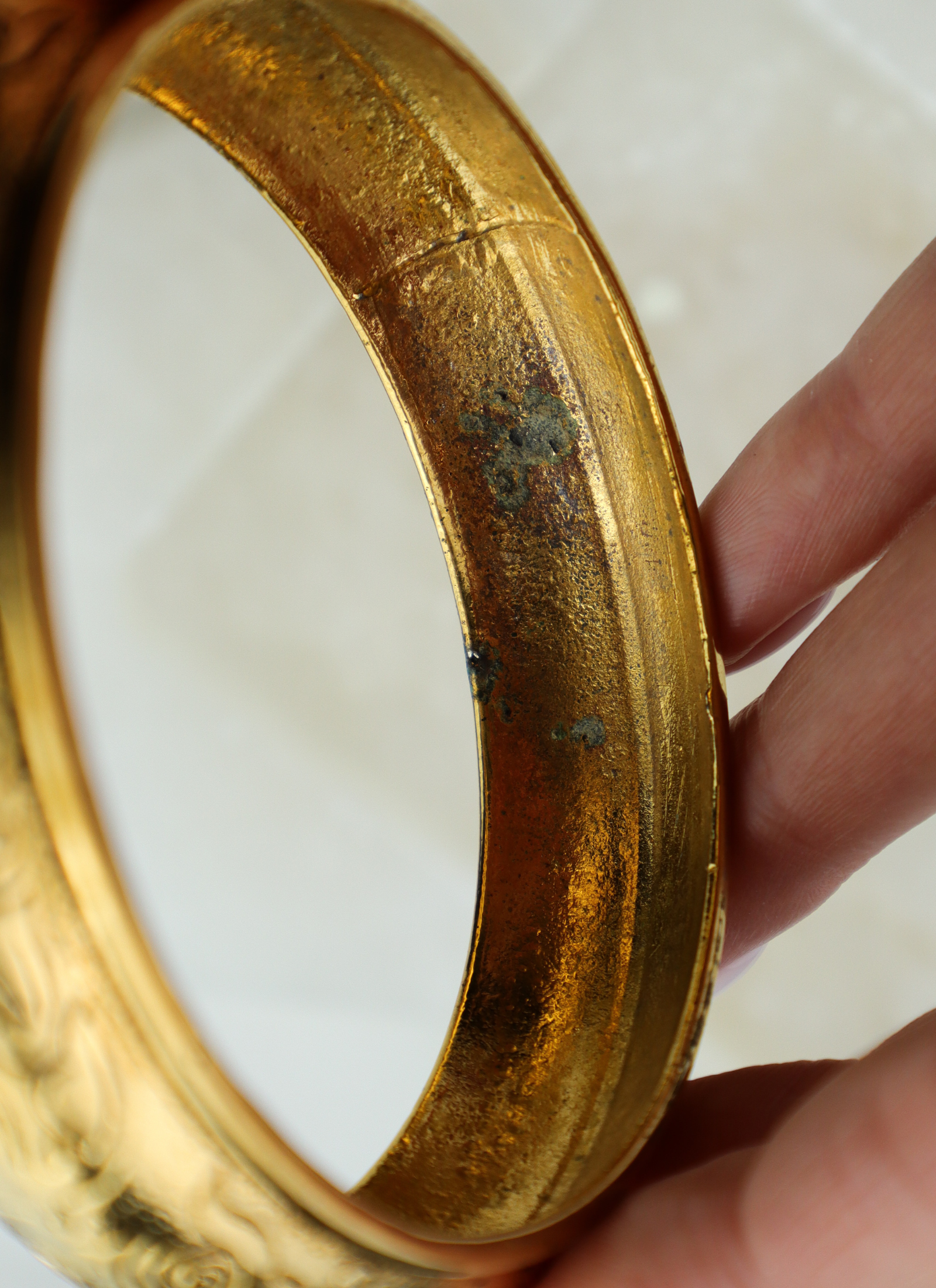 Yves Saint Laurent - arabeskowa bransoletka bangle vintage