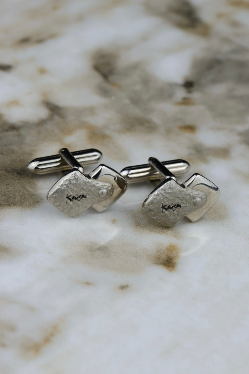 Kangai – stalowe spinki do mankietów (SP022)