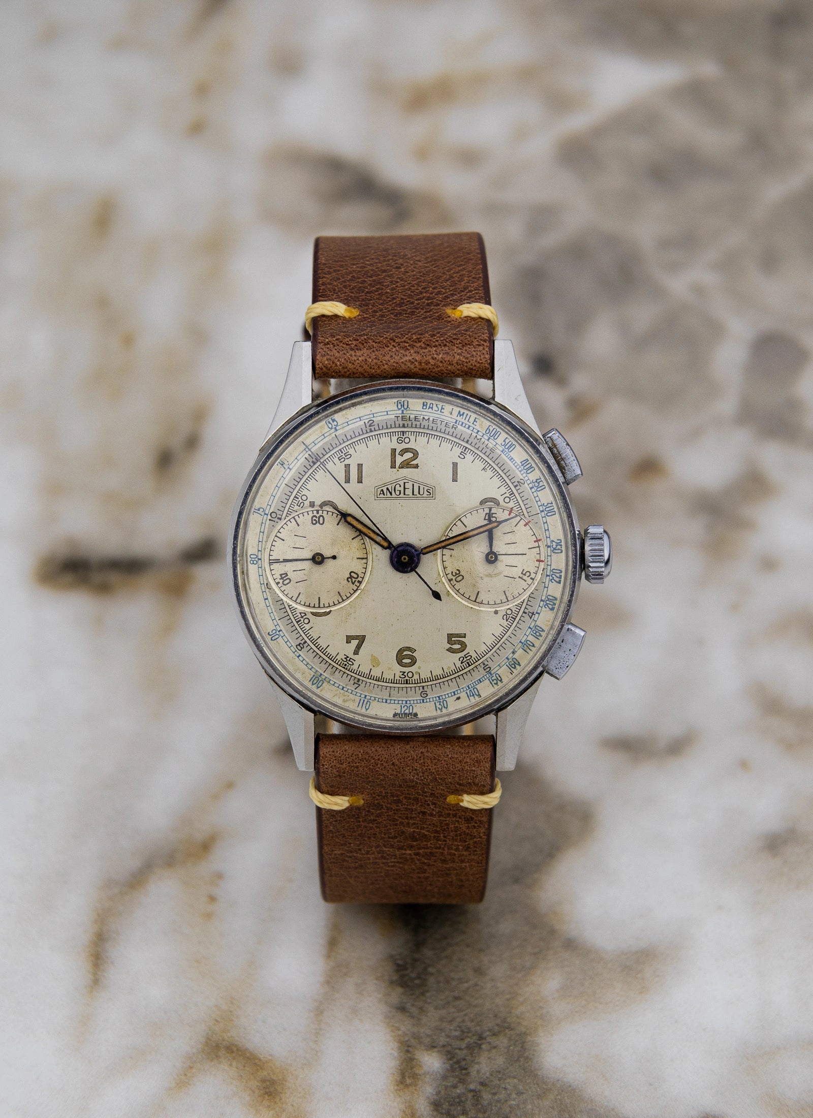 1940s Angelus Two Register Chronograph