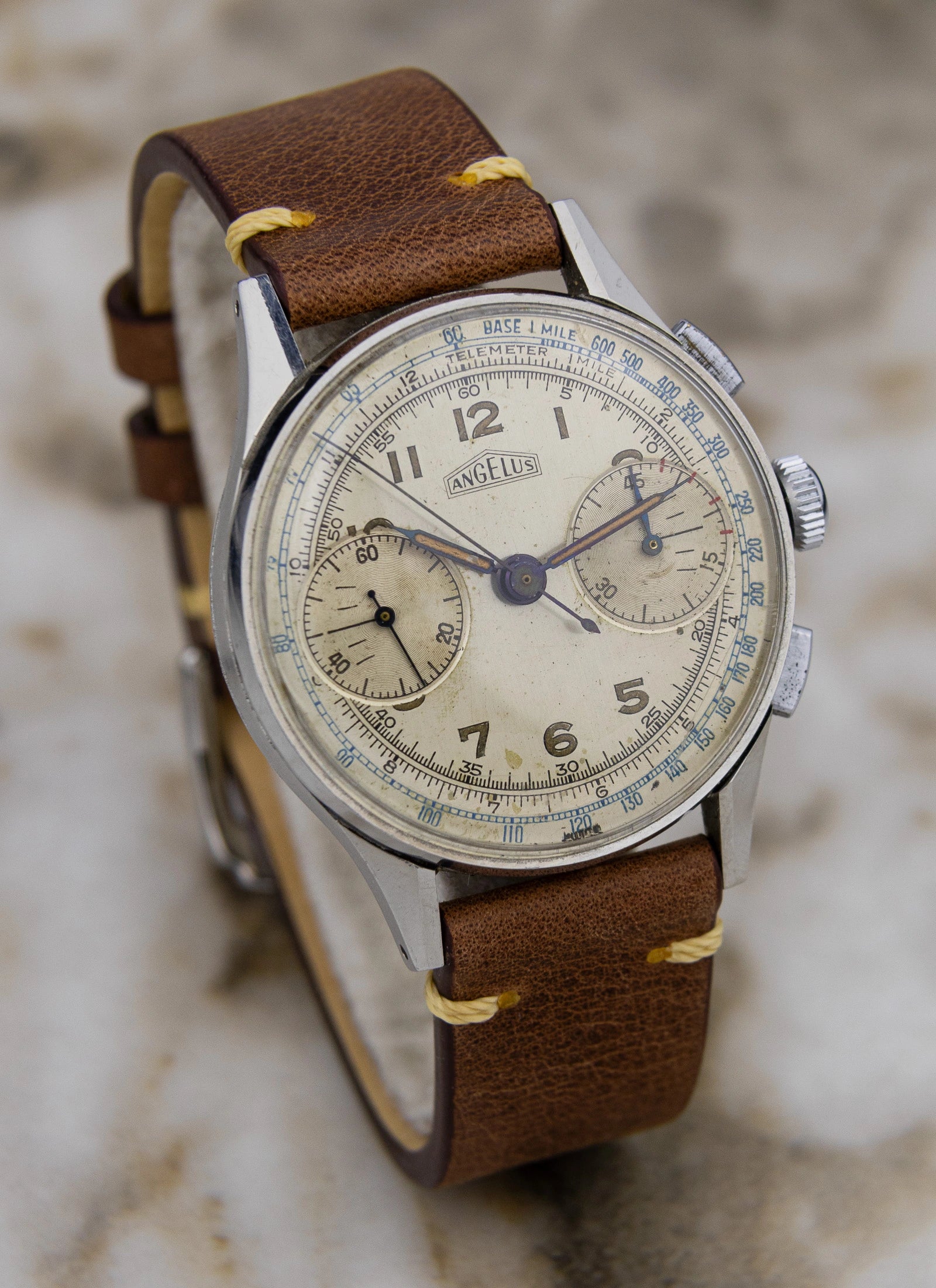 1940s Angelus Two Register Chronograph