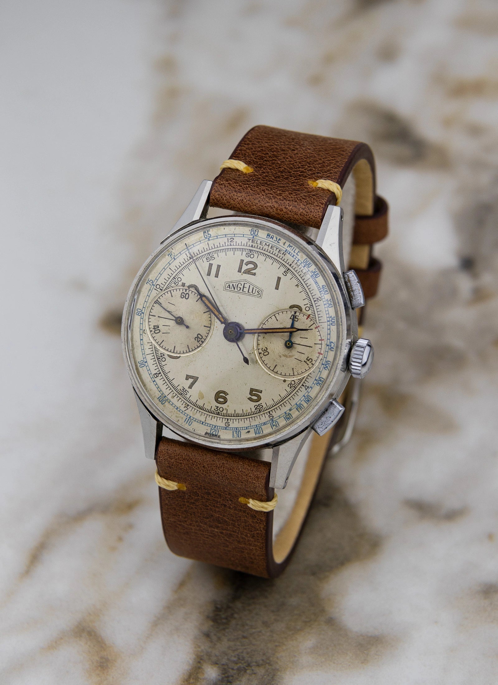 1940s Angelus Two Register Chronograph