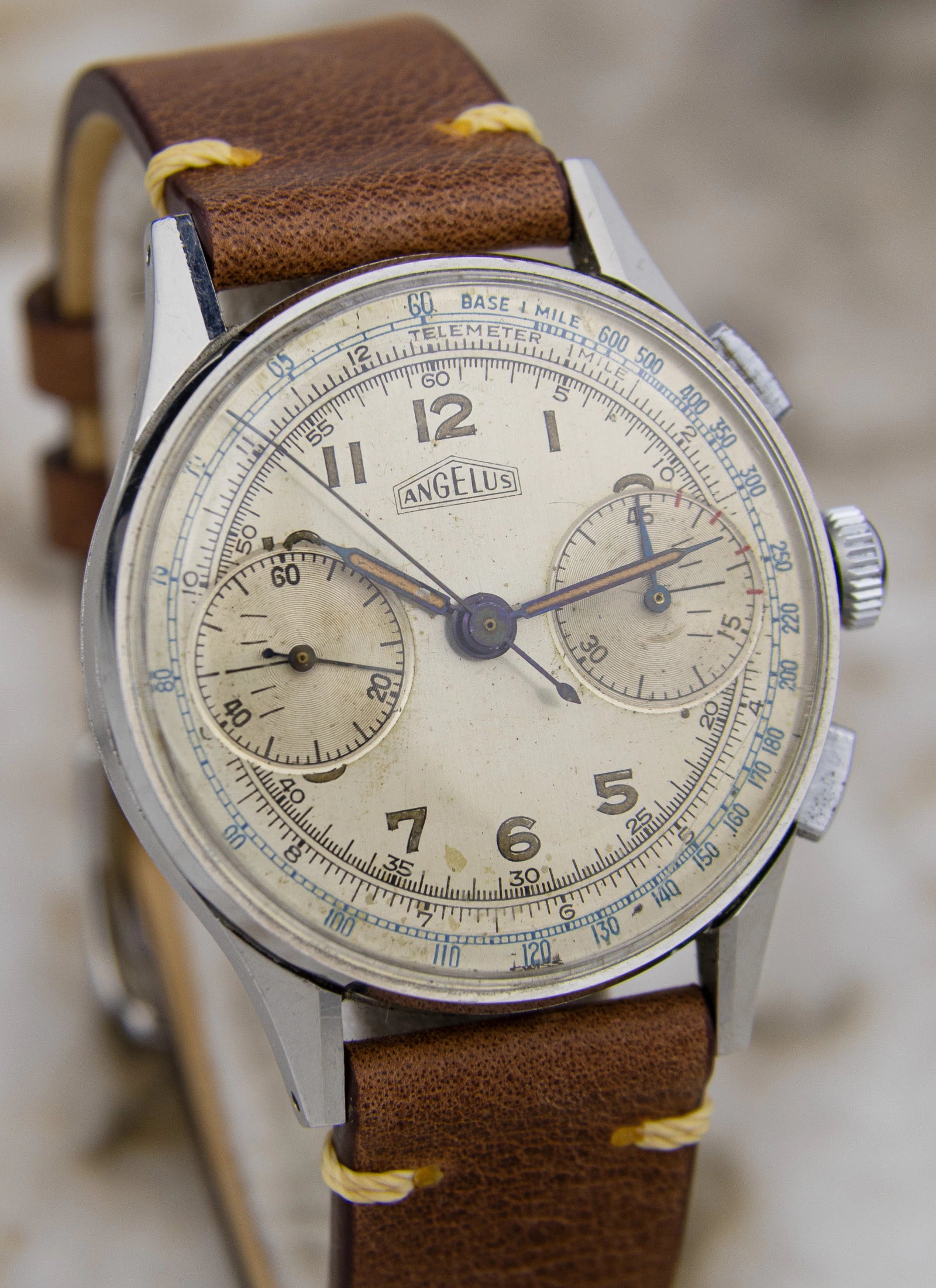 1940s Angelus Two Register Chronograph
