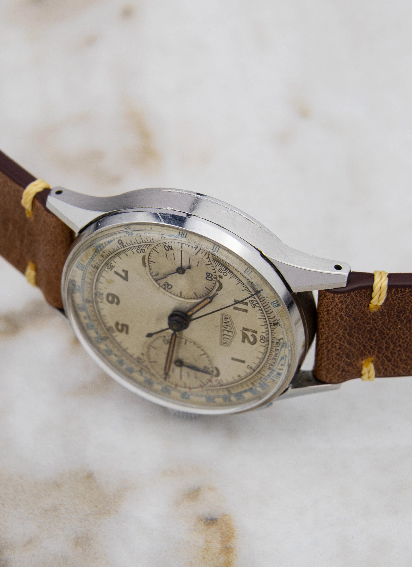 1940s Angelus Two Register Chronograph