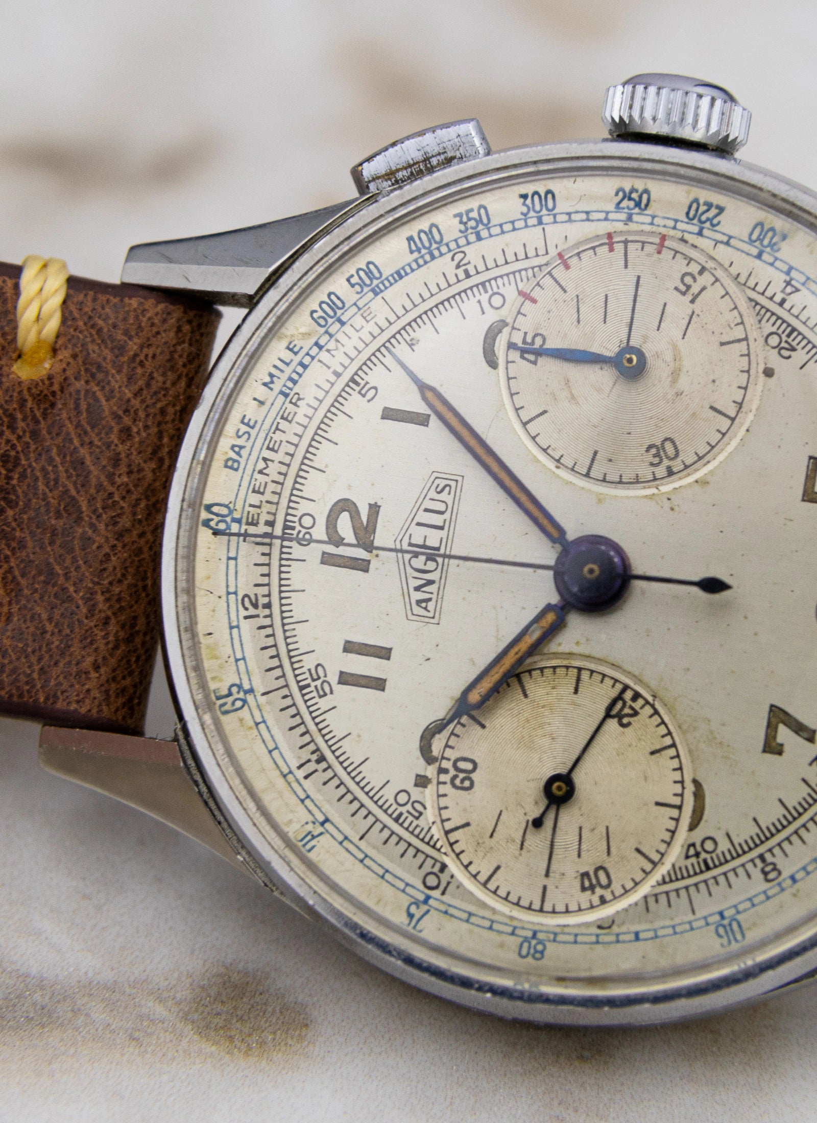 1940s Angelus Two Register Chronograph