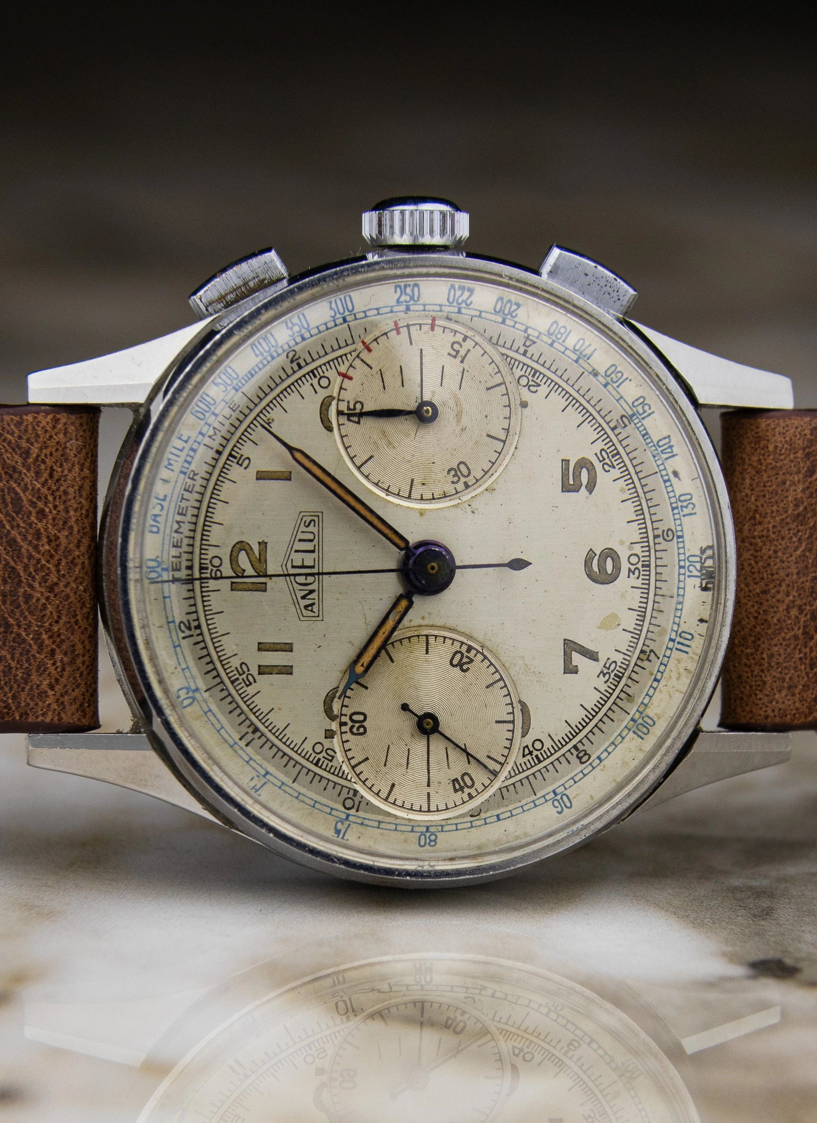 1940s Angelus Two Register Chronograph