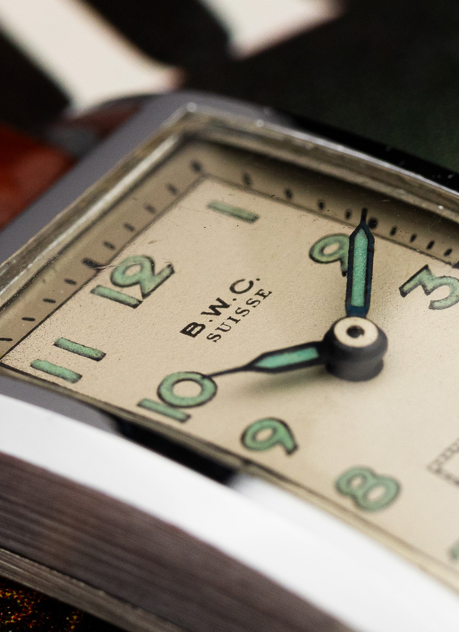 1940s BWC Suisse Rectangular Case NOS Serviced