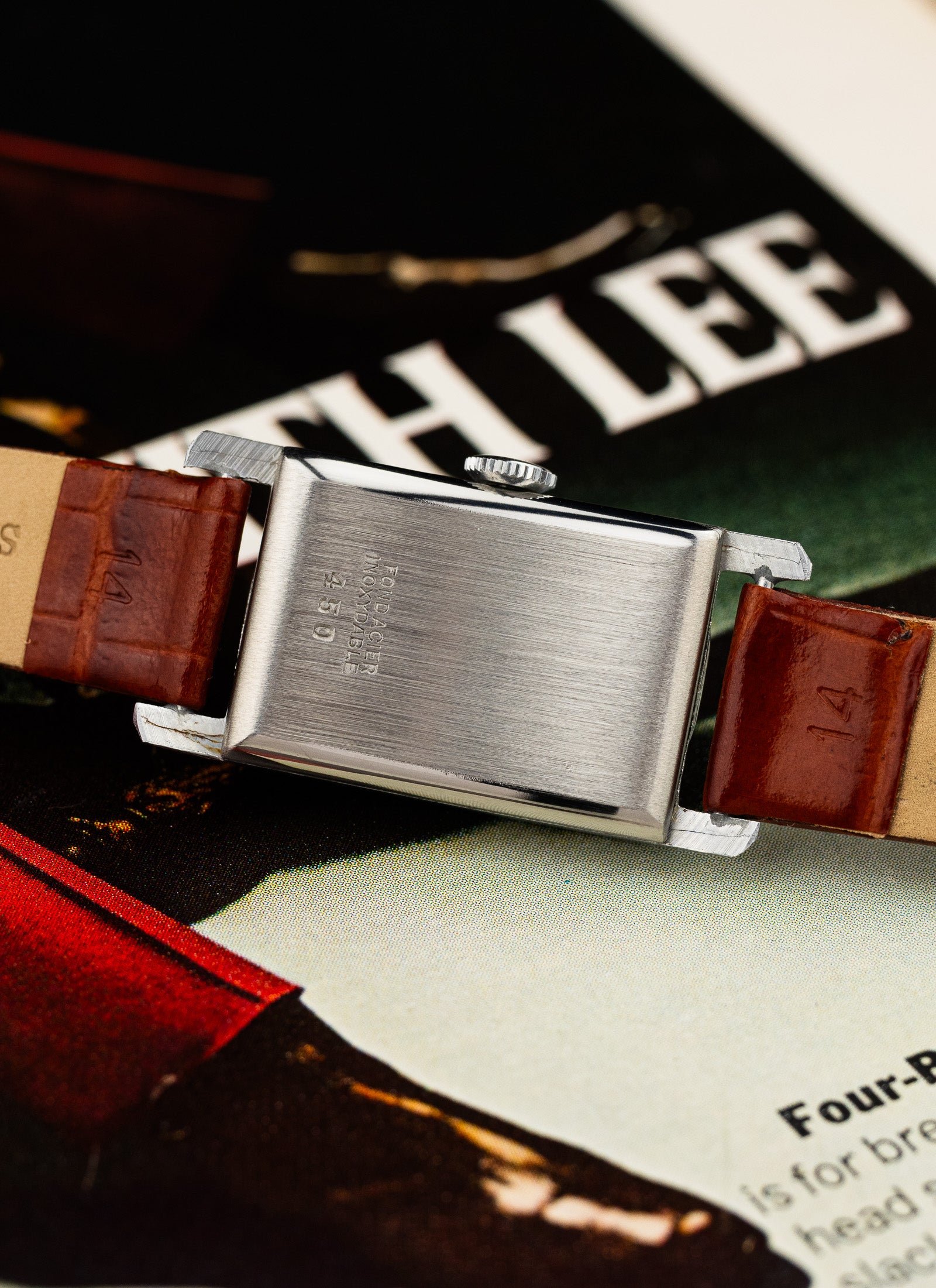 1940s BWC Suisse Rectangular Case NOS Serviced