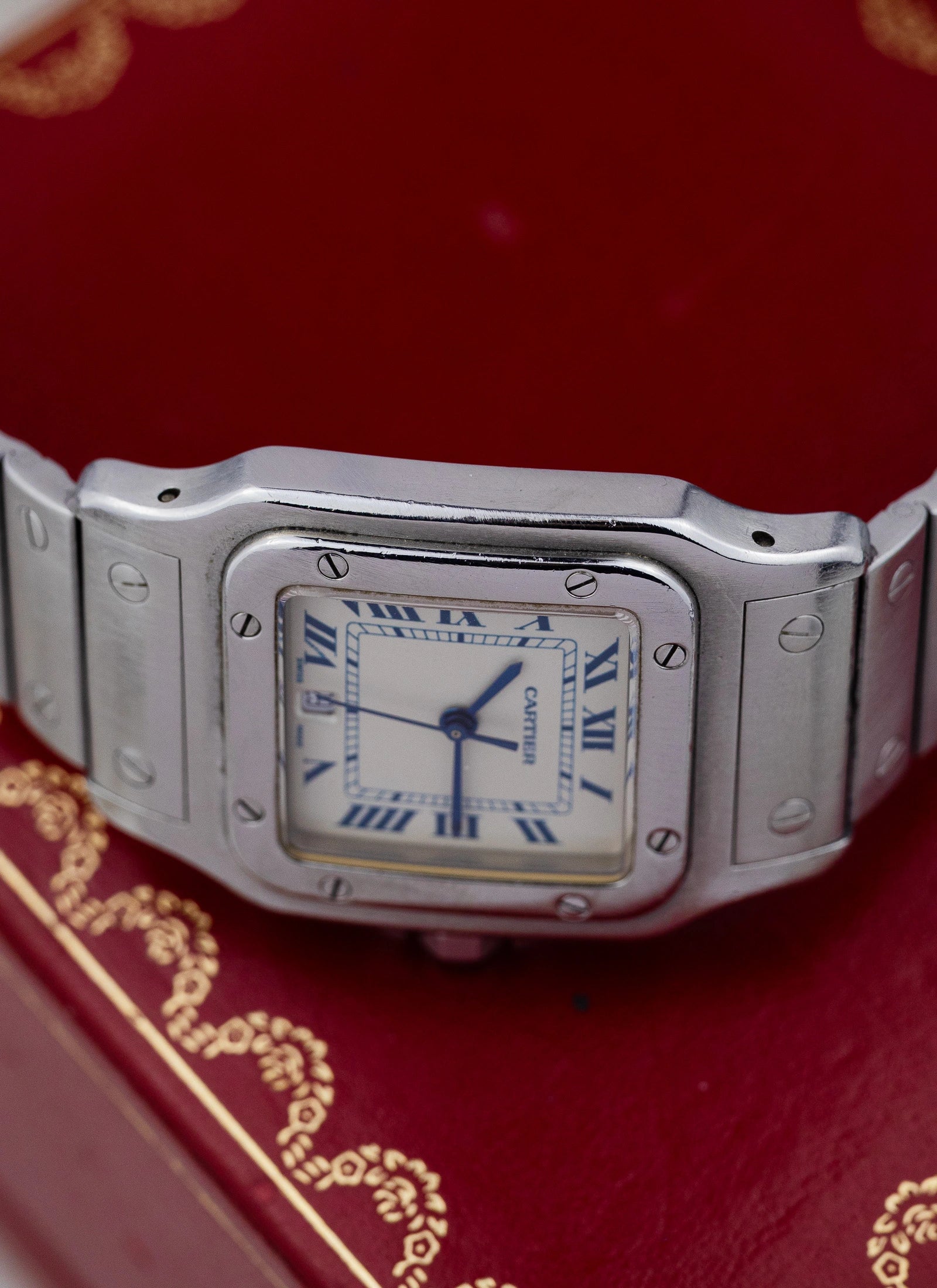 1990s Cartier Santos Galbee 987901 Full Set