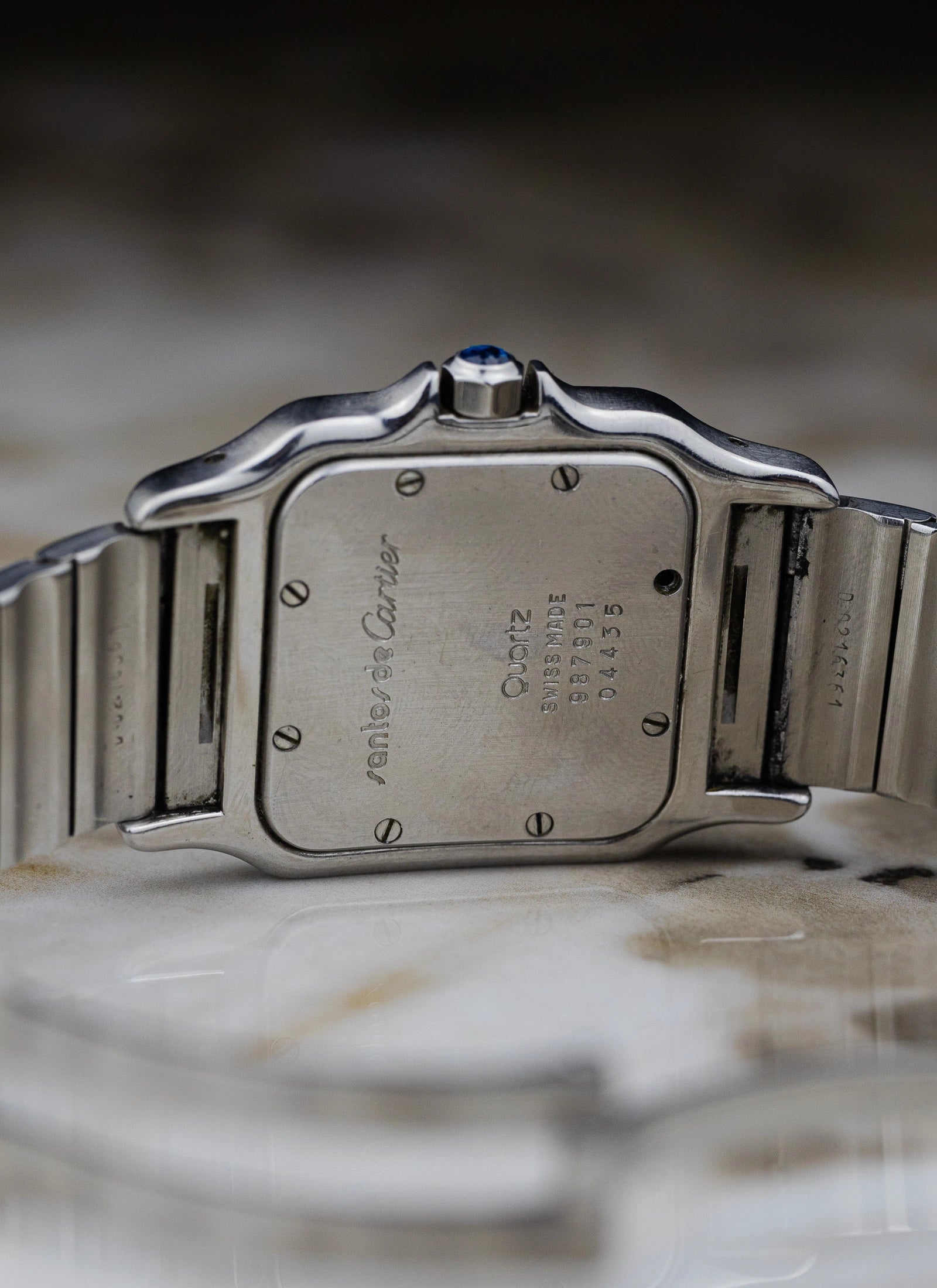 1990s Cartier Santos Galbee 987901 Full Set
