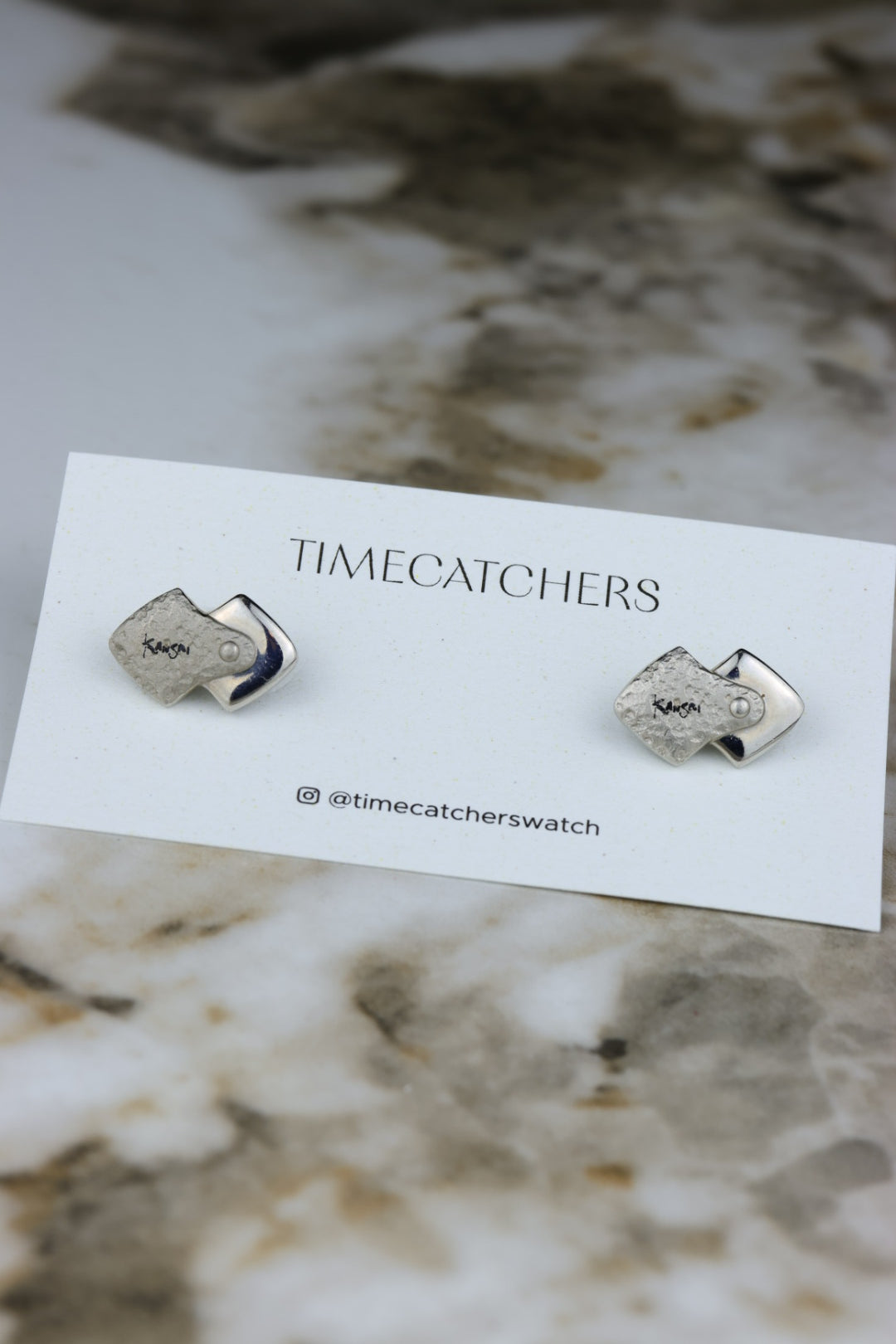 Kangai – stalowe spinki do mankietów (SP022)