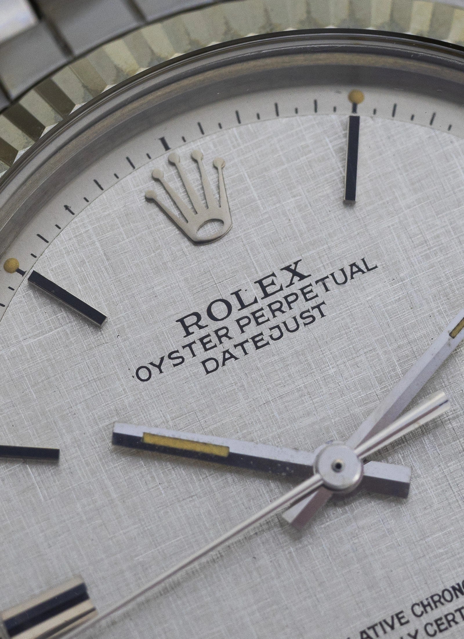 1972 Rolex Datejust 1601 Linen Dial + Box