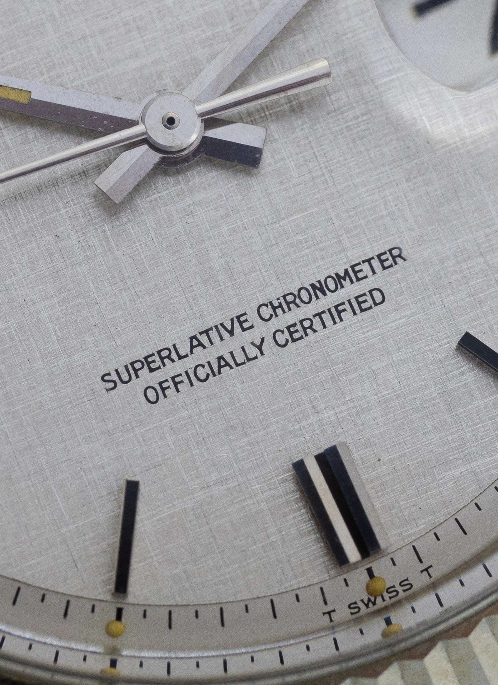 1972 Rolex Datejust 1601 Linen Dial + Box