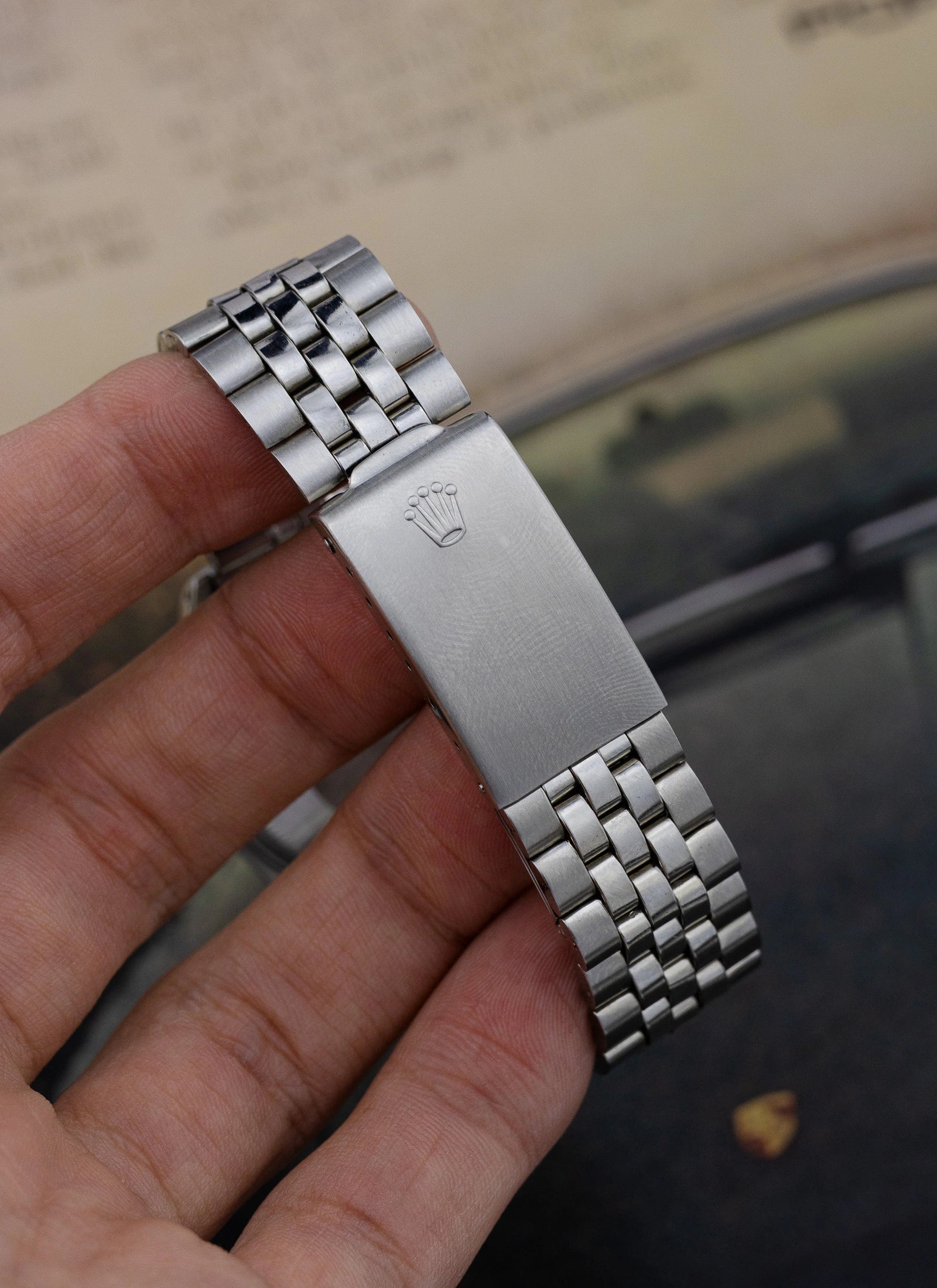 1972 Rolex Datejust 1601 Linen Dial + Box