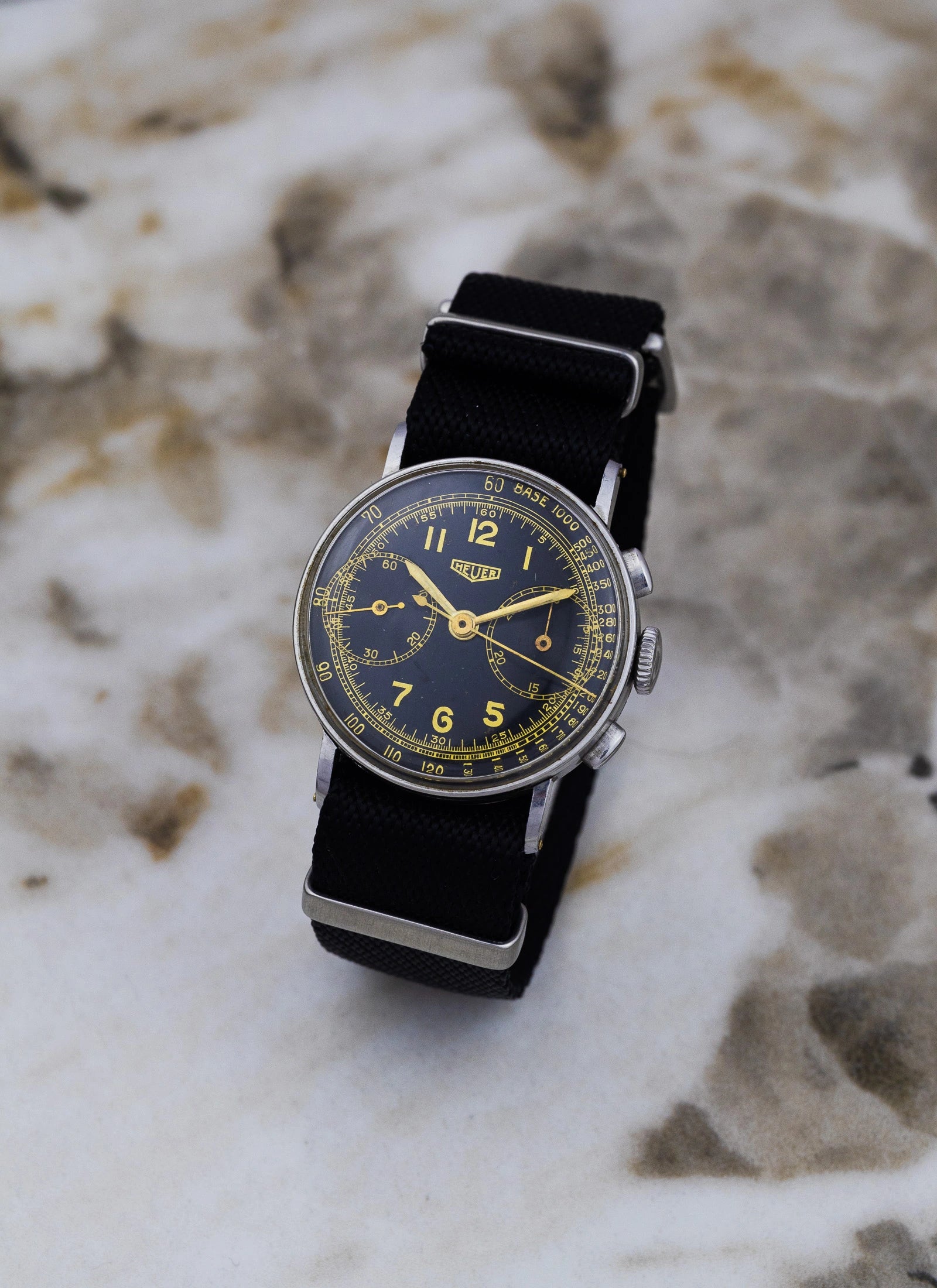 1940s Heuer Big Eyes 2402 Landeron 13