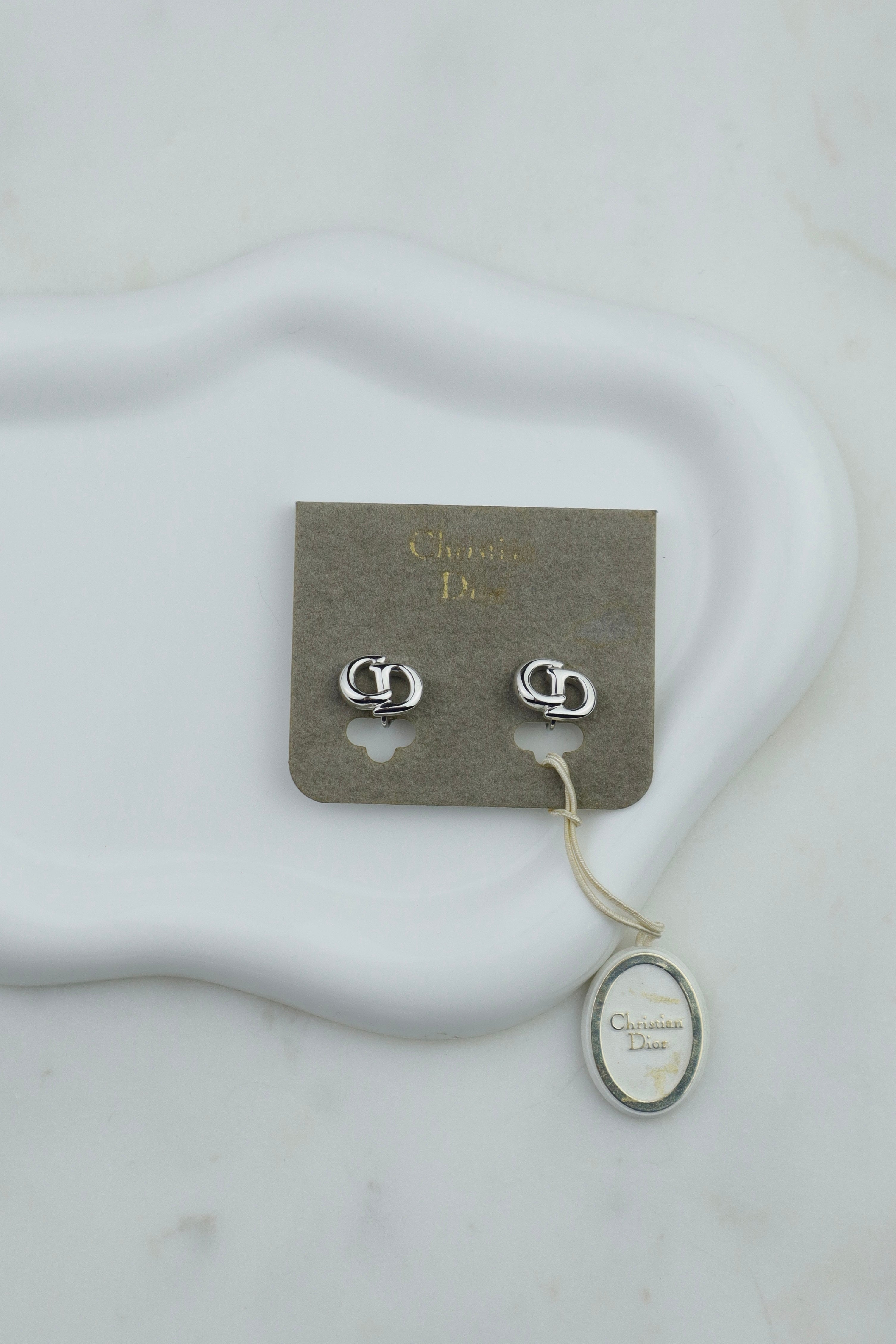 Christian Dior - klipsy "cd"