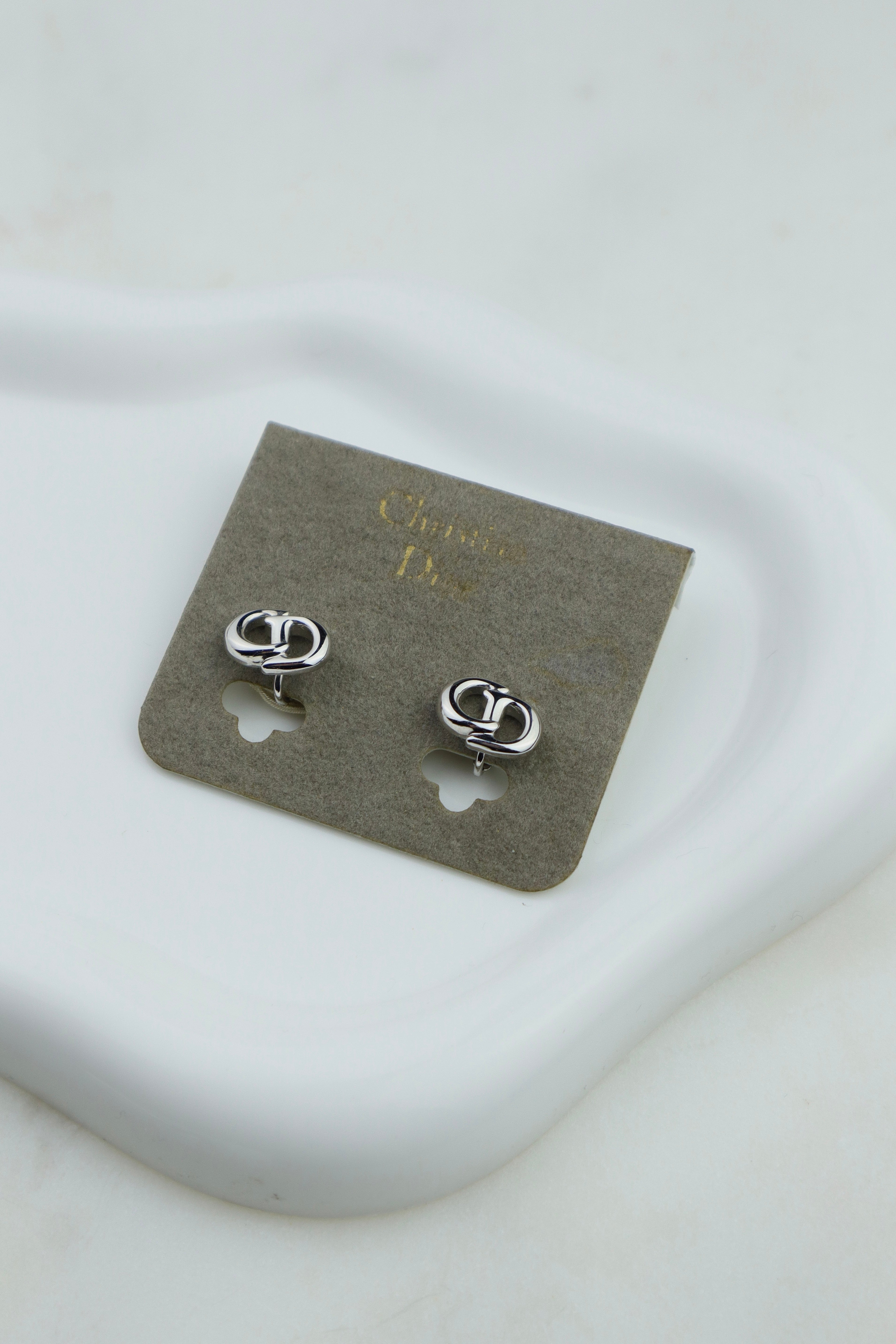 Christian Dior - klipsy "cd"