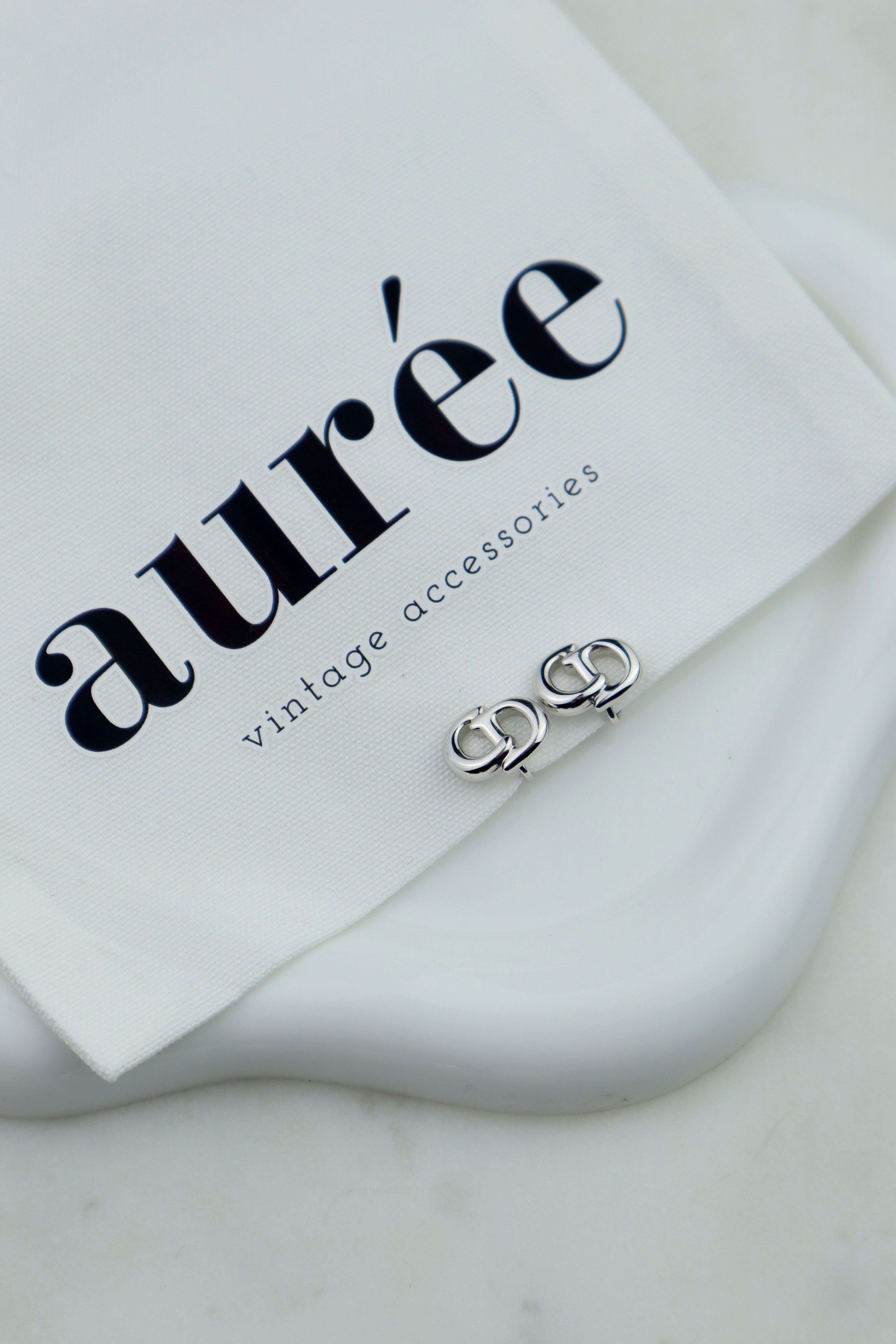 Christian Dior - klipsy "cd"