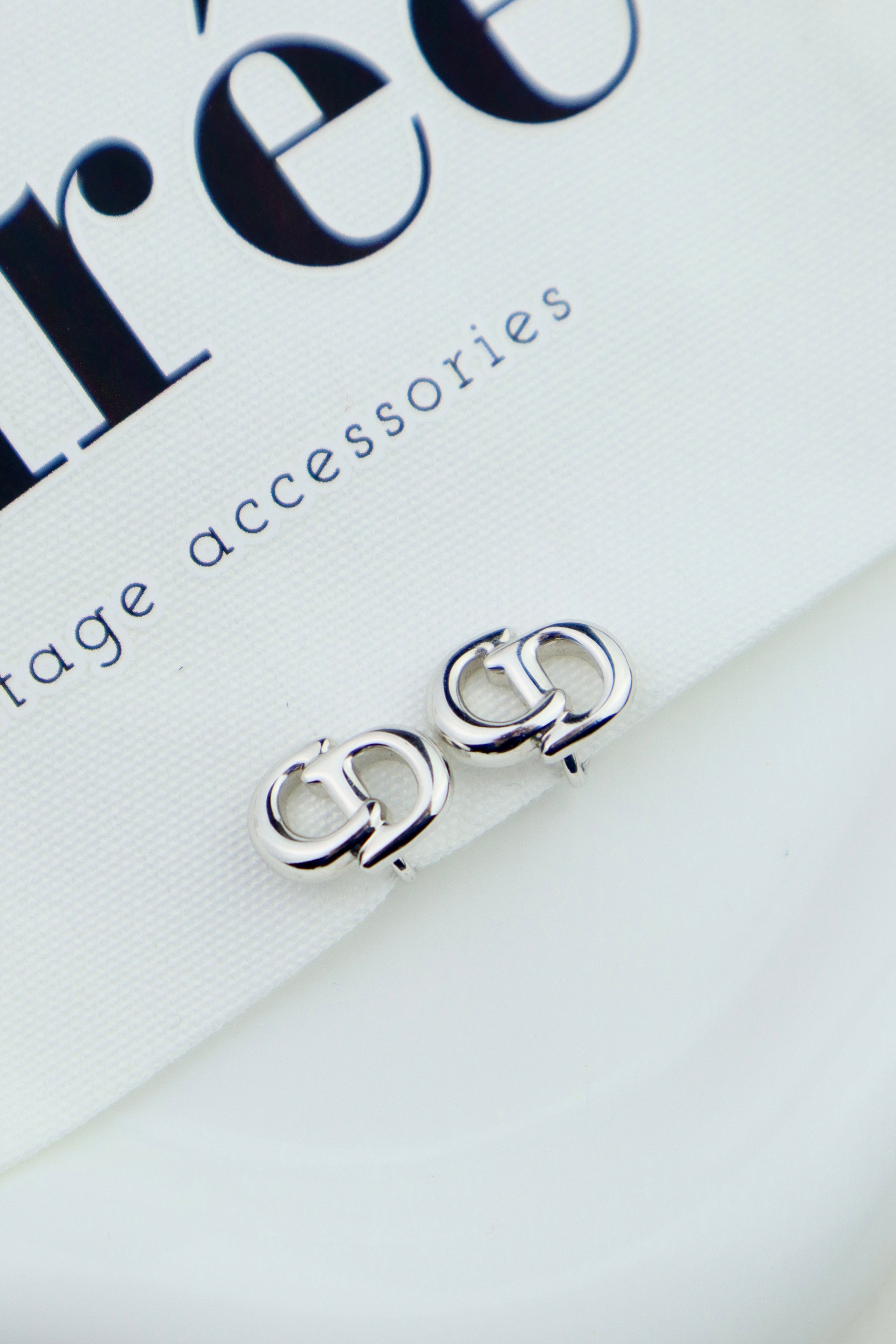 Christian Dior - klipsy "cd"