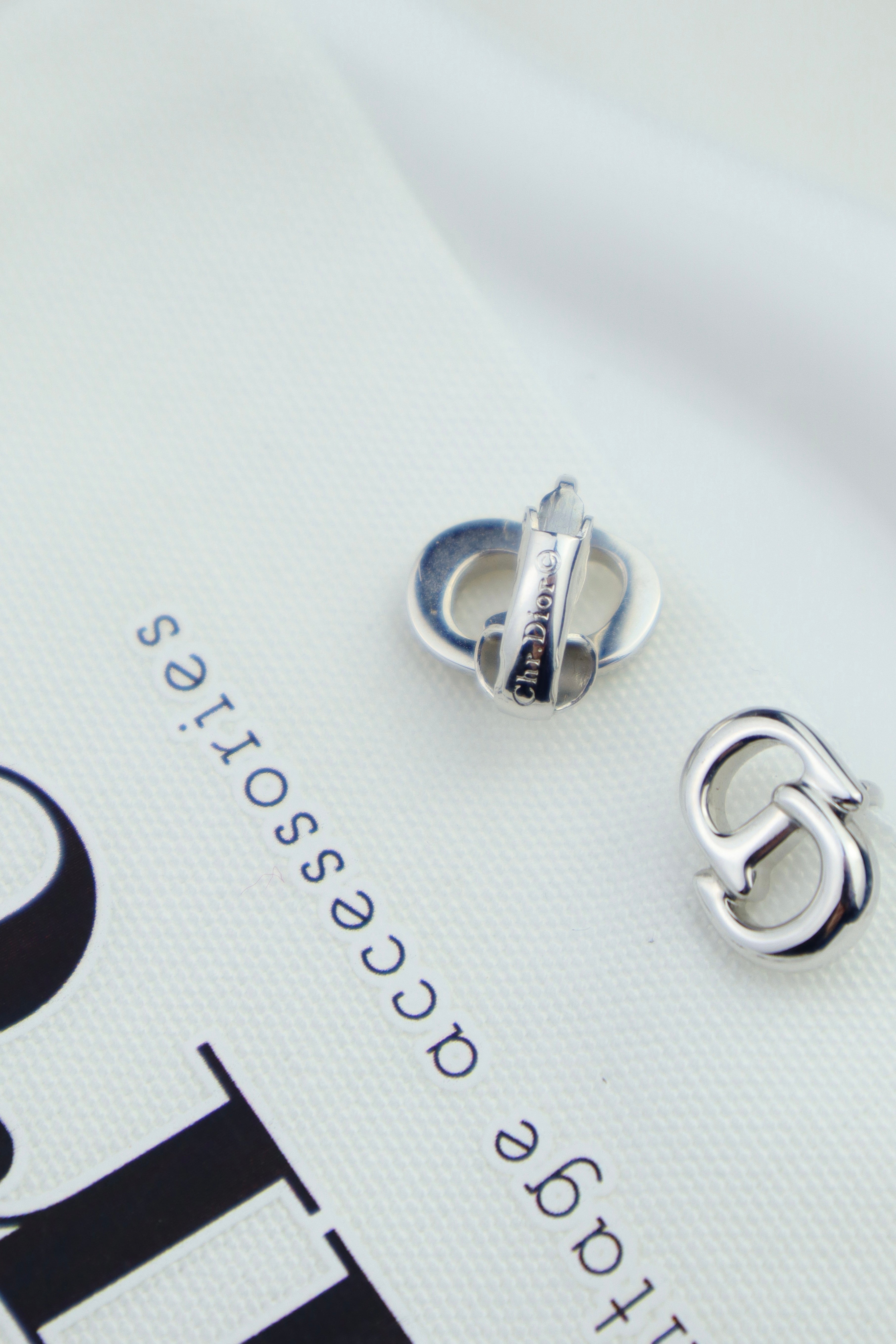 Christian Dior - klipsy "cd"