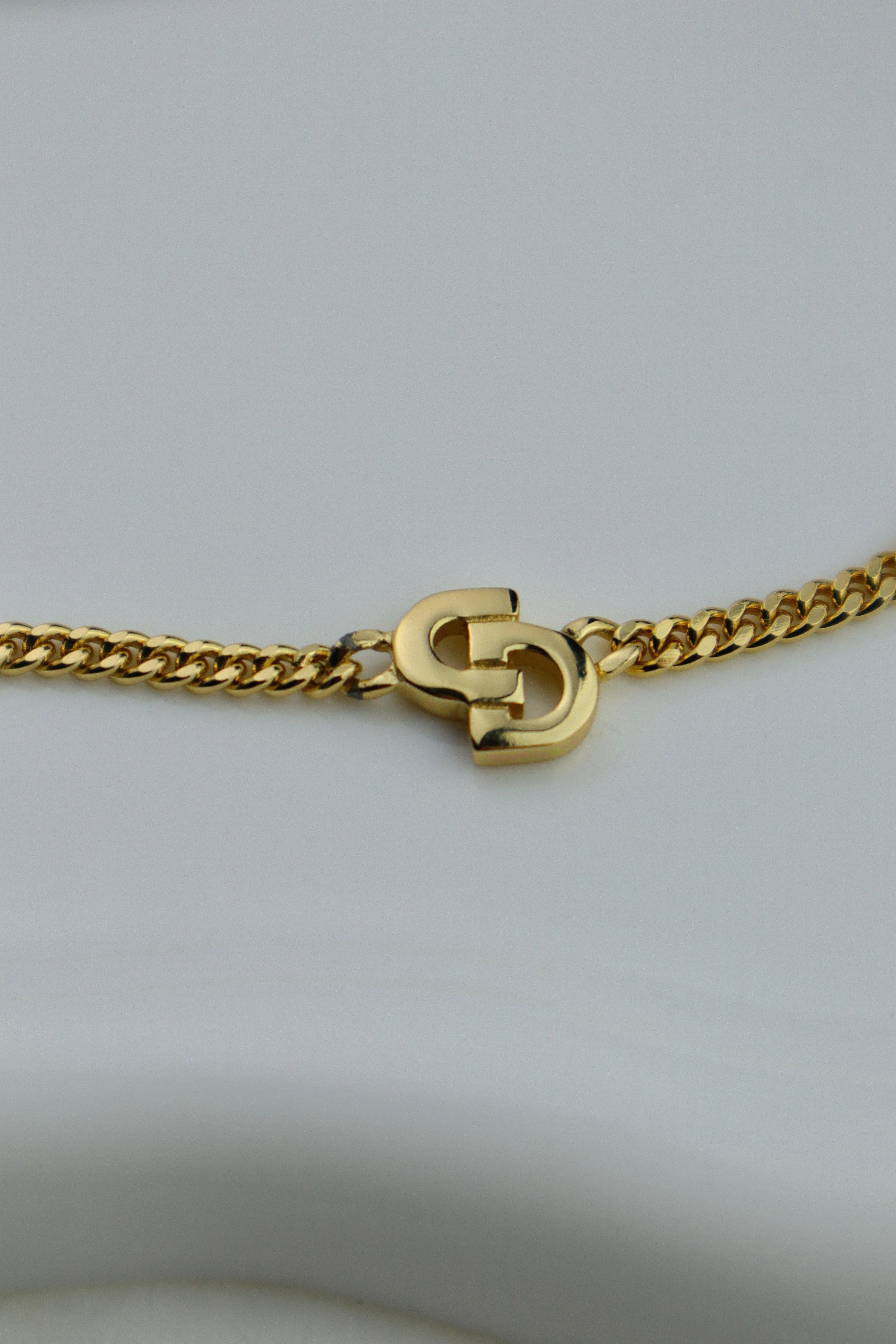 Christian Dior - pozłacany naszyjnik "Paris classic"