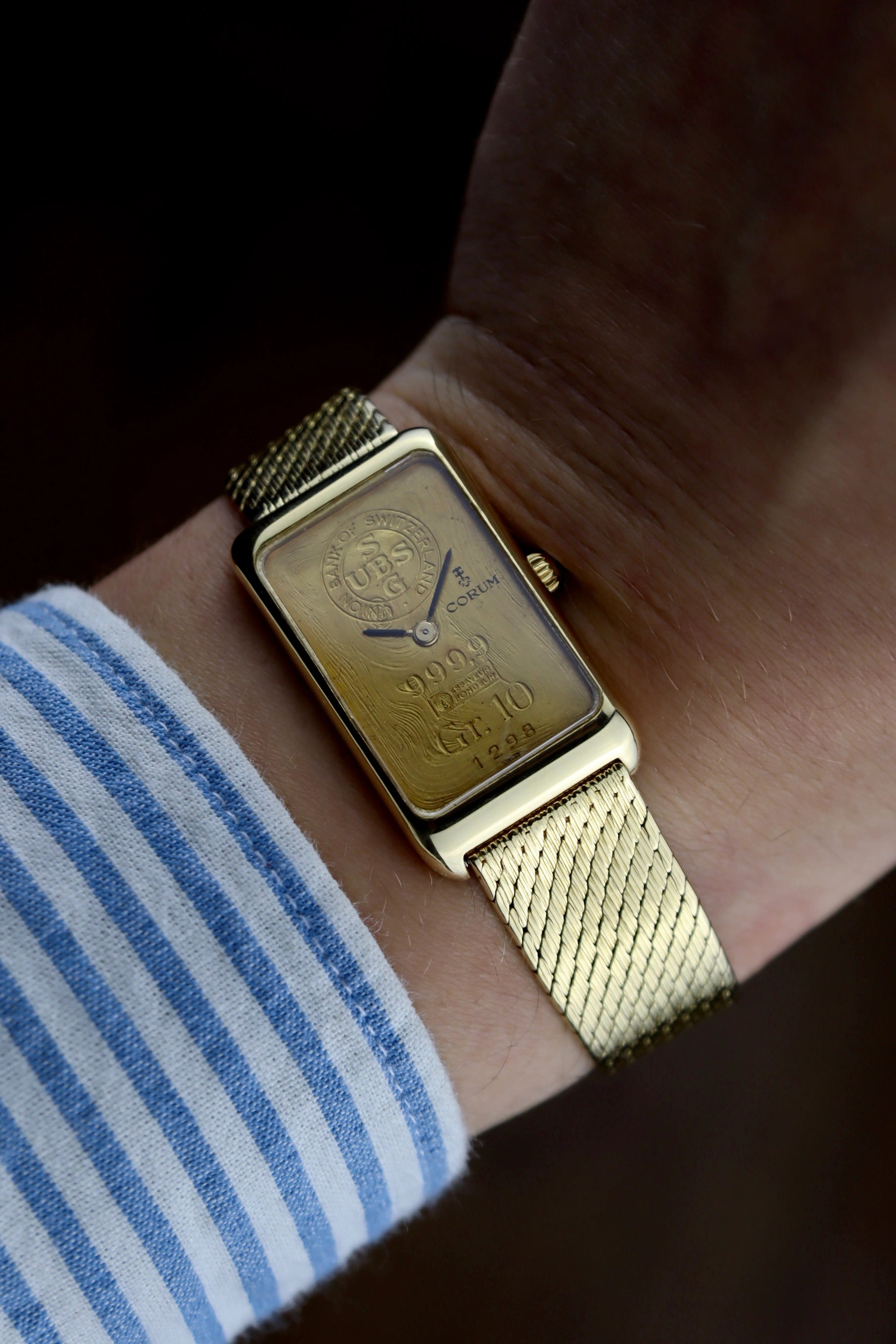 Corum gold 2024 ingot watch