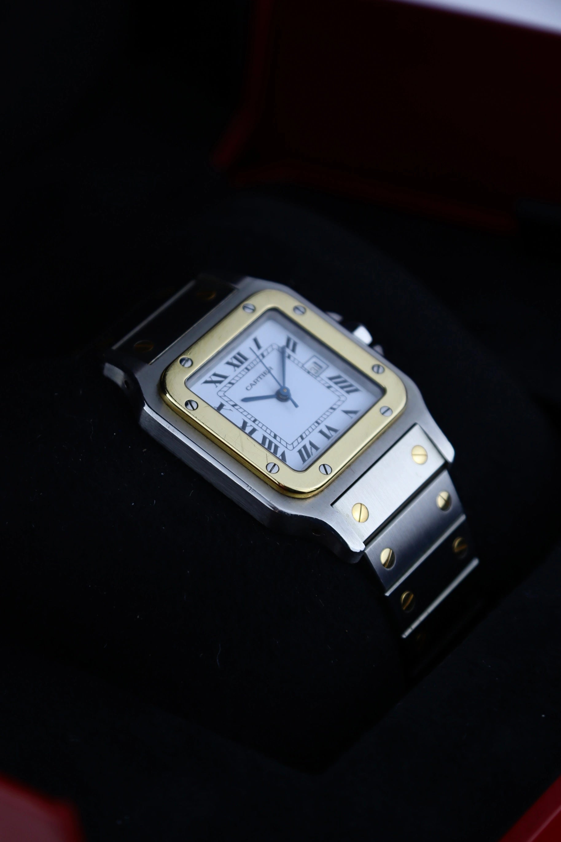 1988 Cartier Santos Carree 1172961 FULL SET