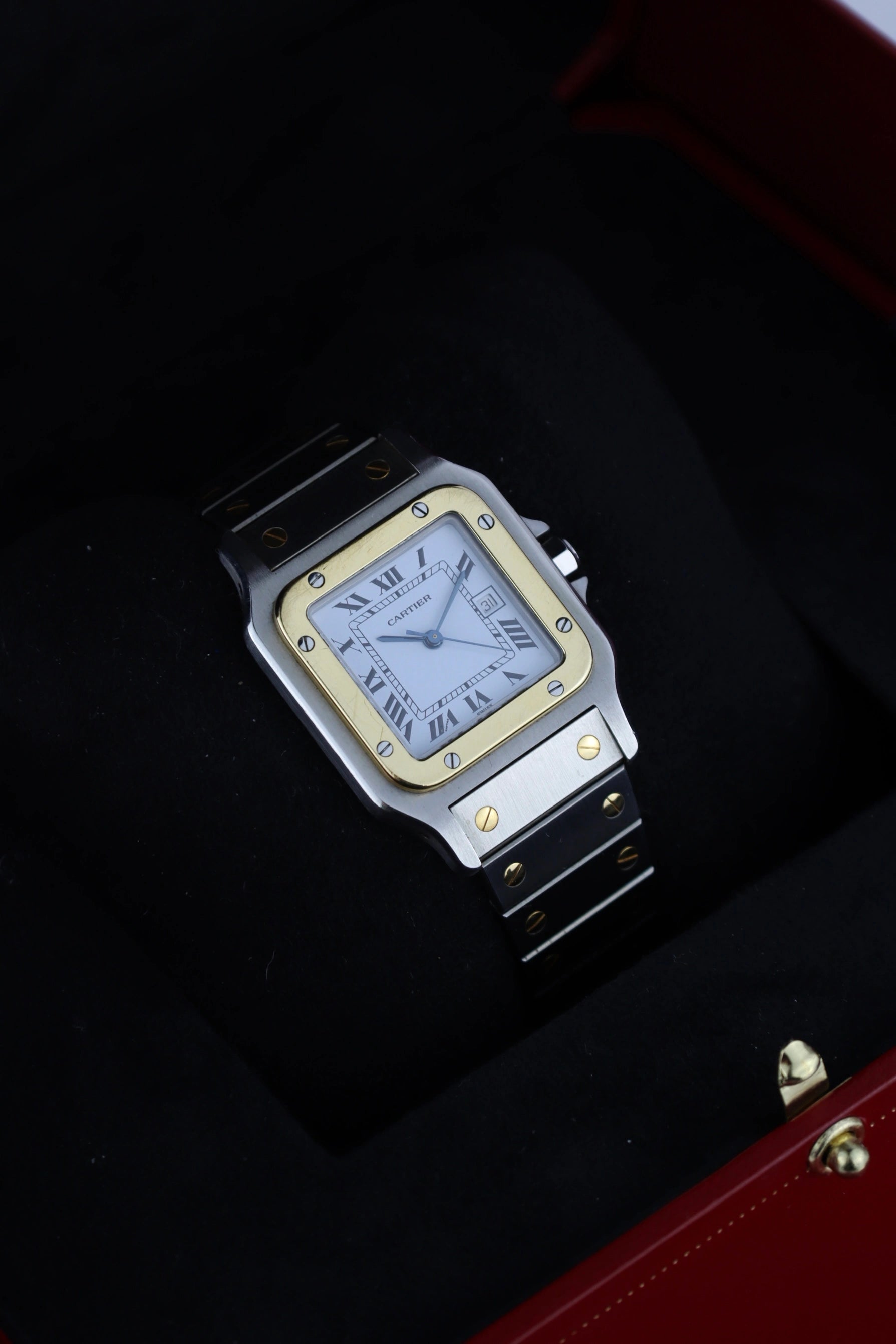 1988 Cartier Santos Carree 1172961 FULL SET