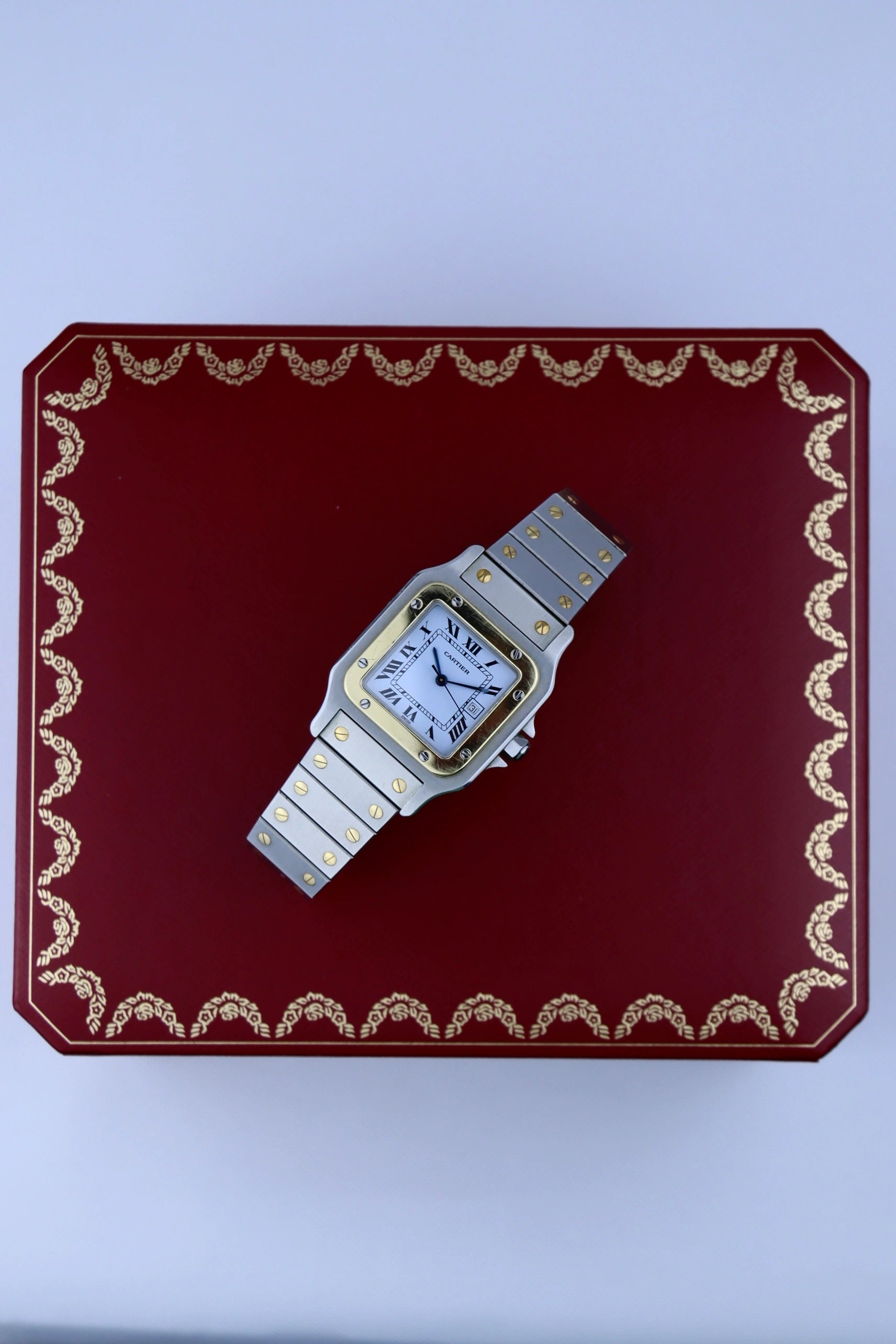 1988 Cartier Santos Carree 1172961 FULL SET