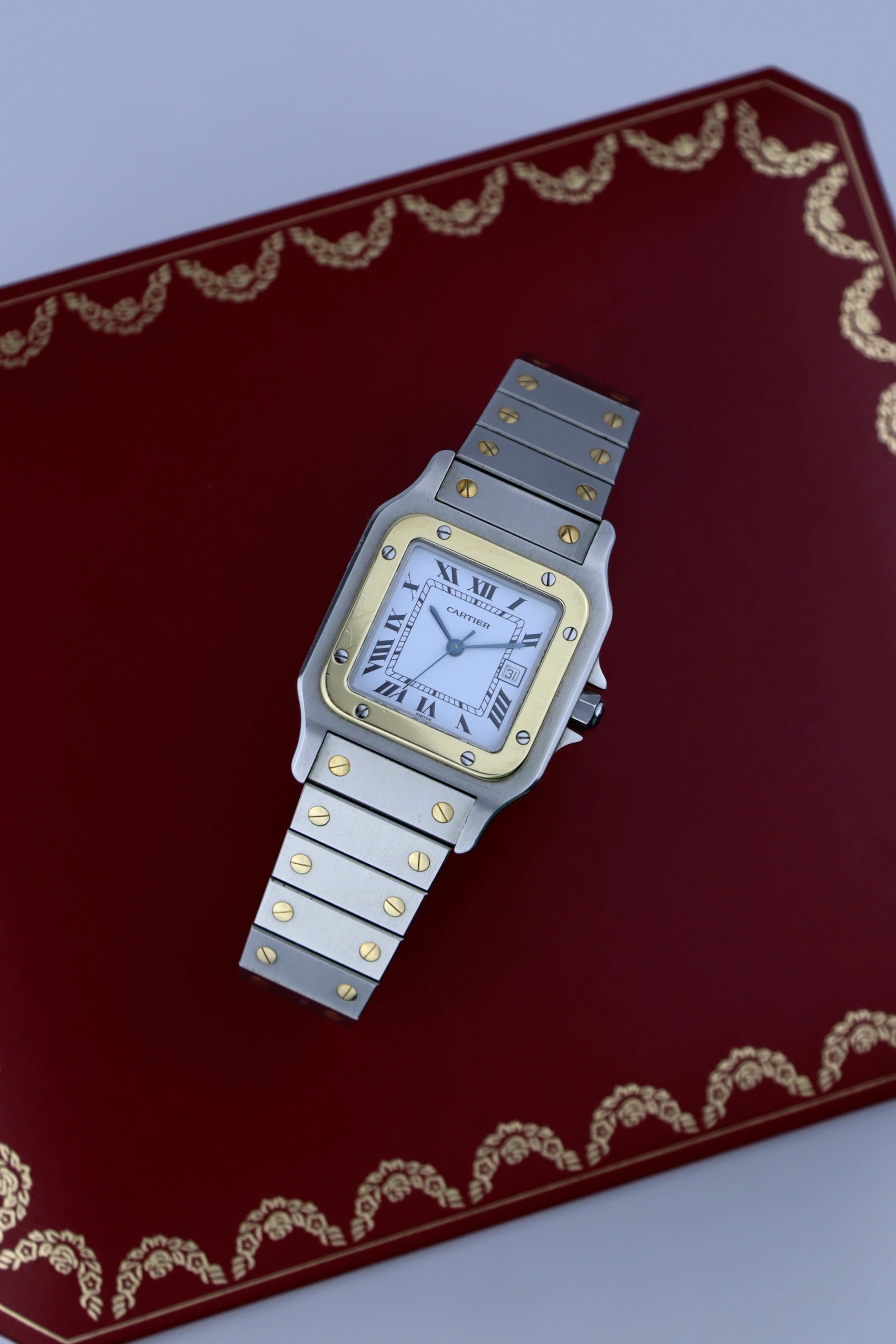 1988 Cartier Santos Carree 1172961 FULL SET