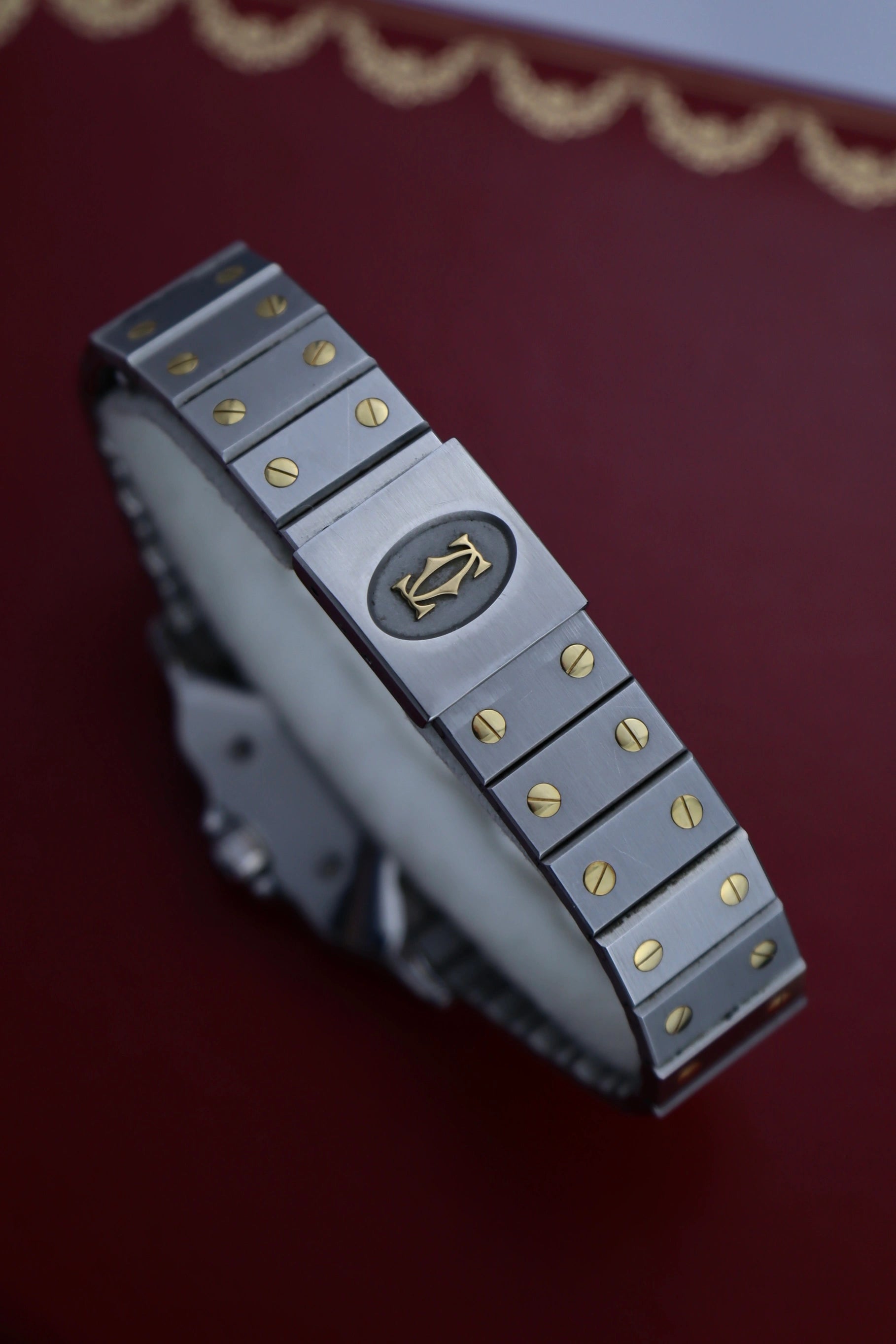 1988 Cartier Santos Carree 1172961 FULL SET