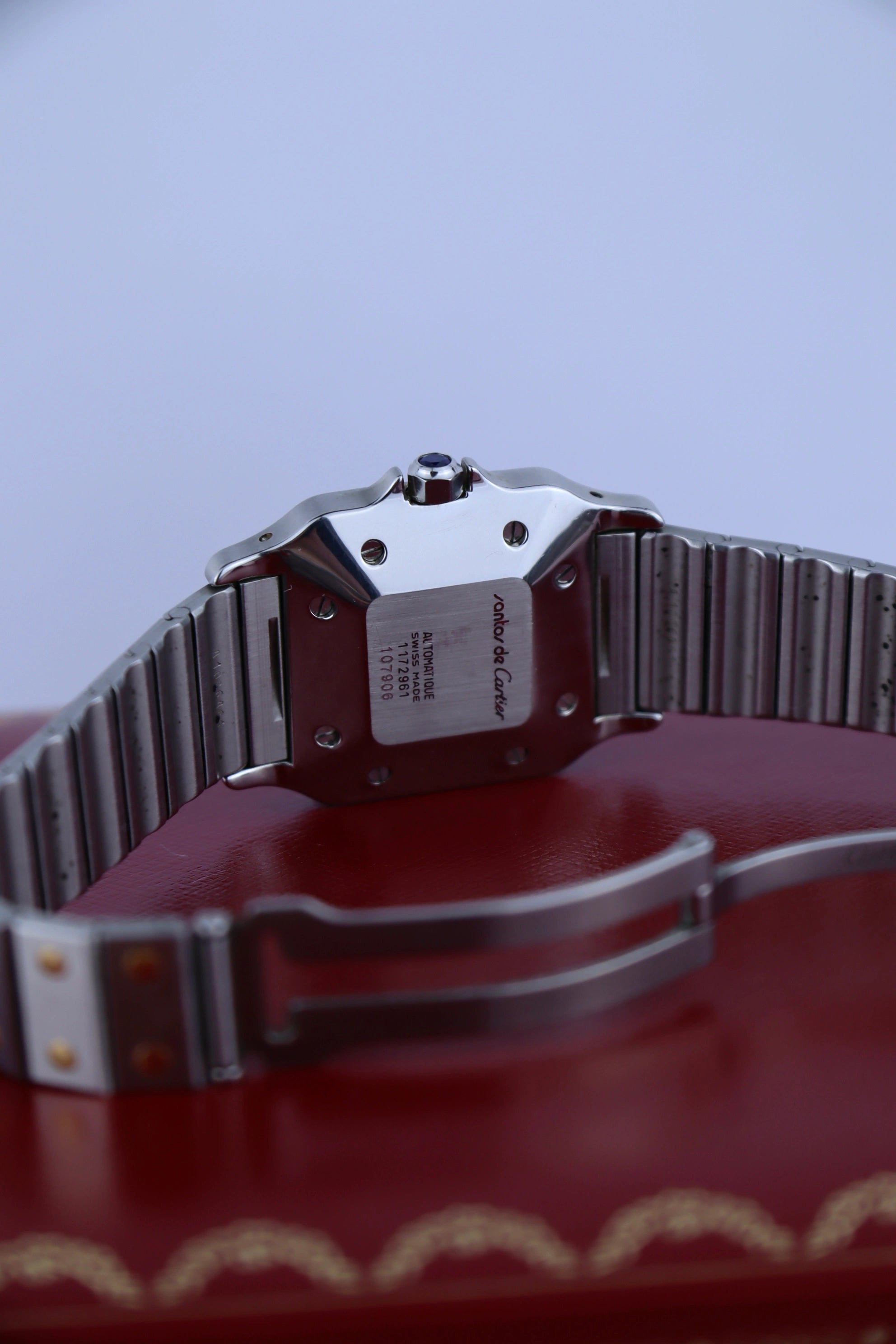 1988 Cartier Santos Carree 1172961 FULL SET