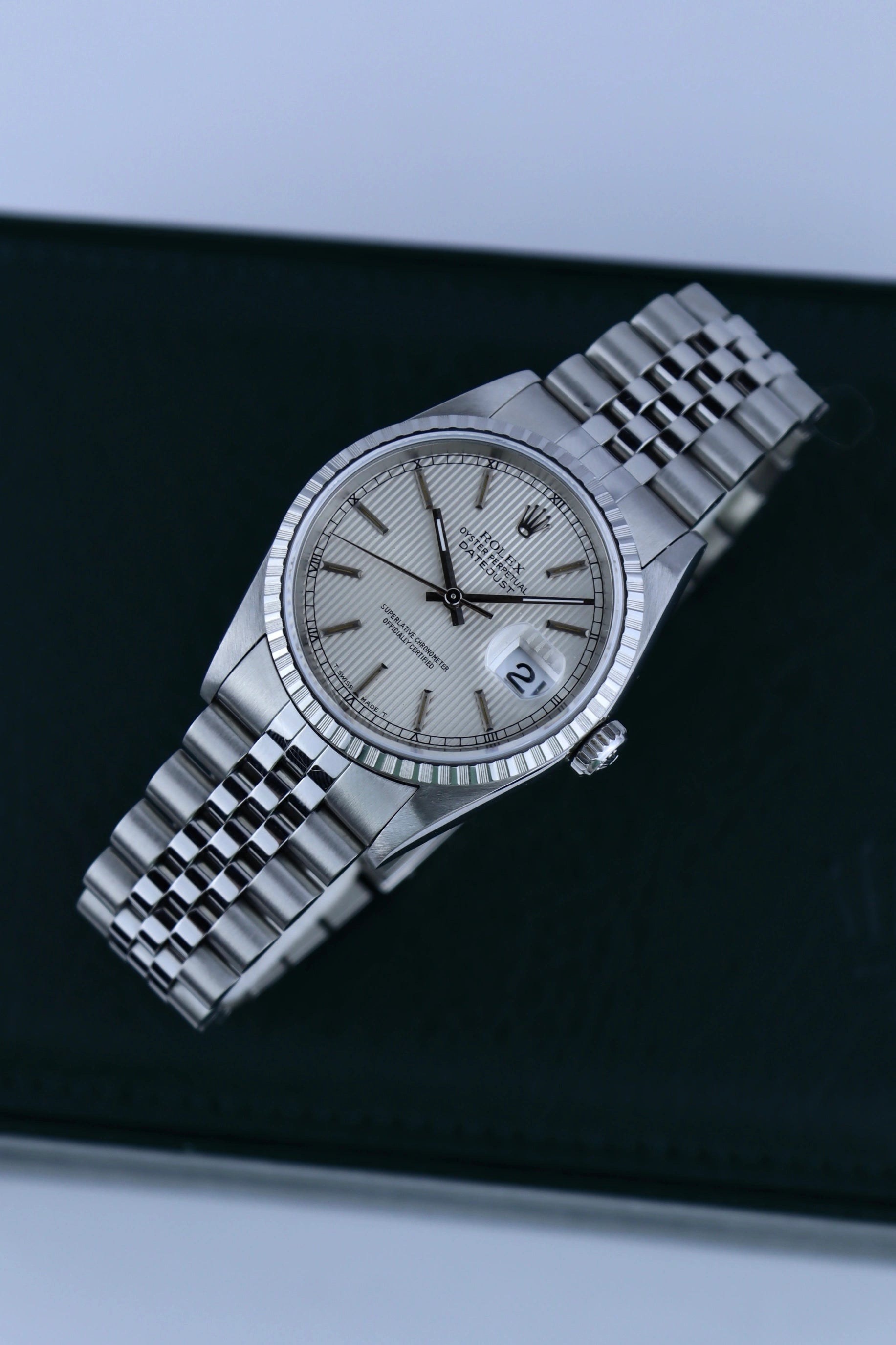 1996 Rolex Datejust 16220 Tapestry Dial