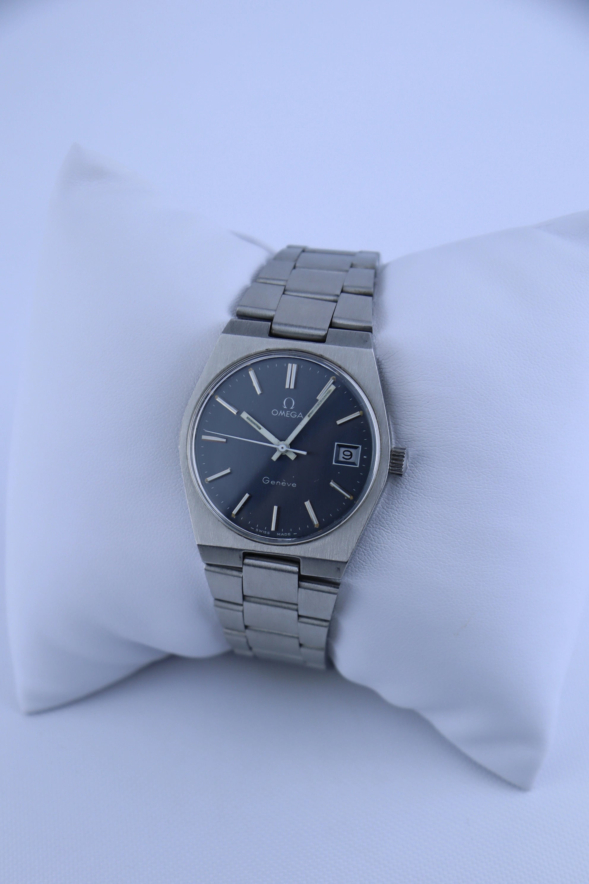 1972 Omega Geneve Blue Dial 136.0050 Cal. 613