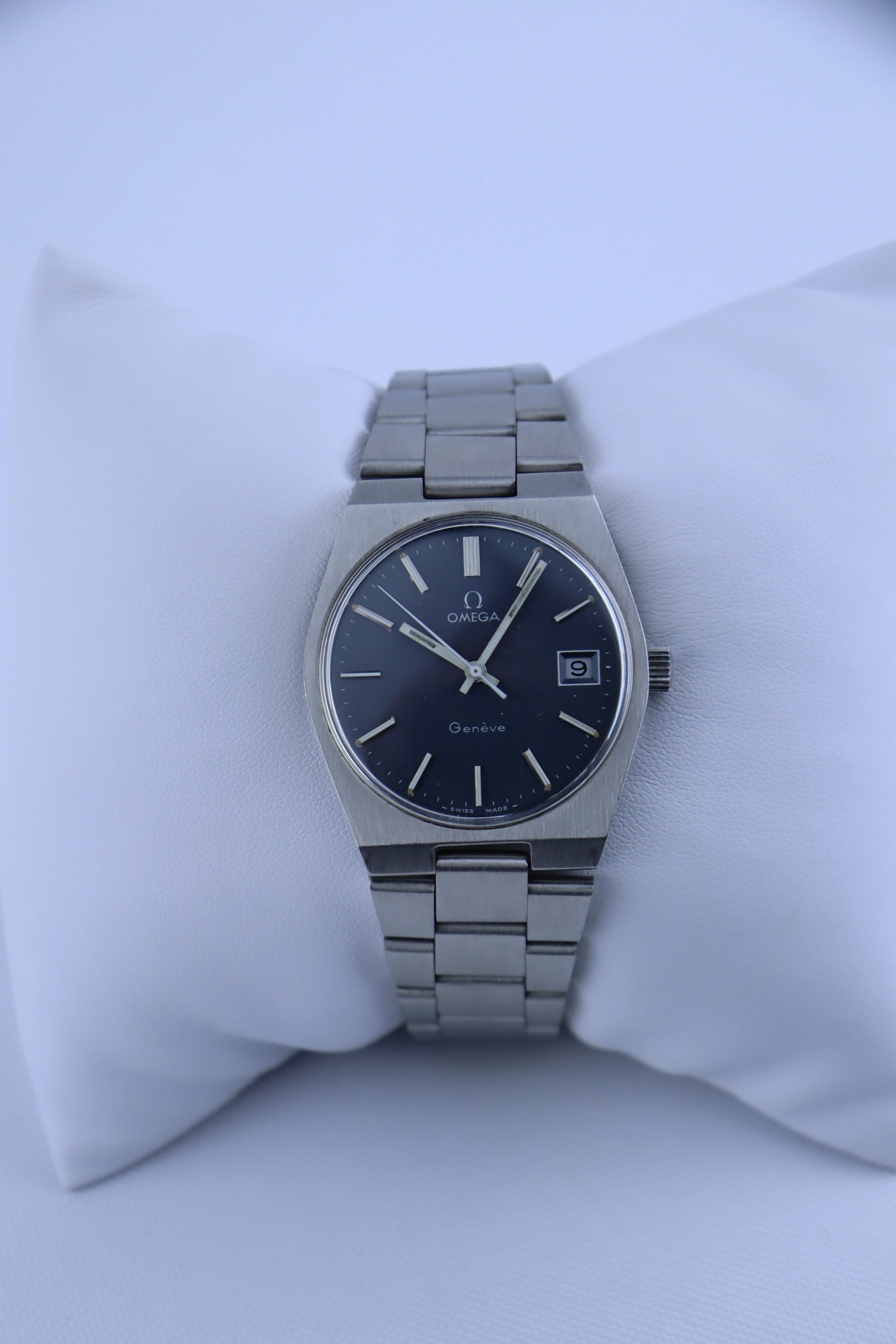 1972 Omega Geneve Blue Dial 136.0050 Cal. 613