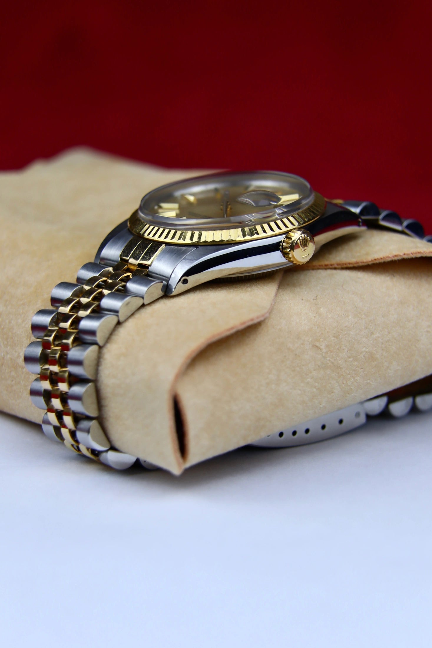 1987 Rolex Datejust Bicolor 16013 Champagne Dial