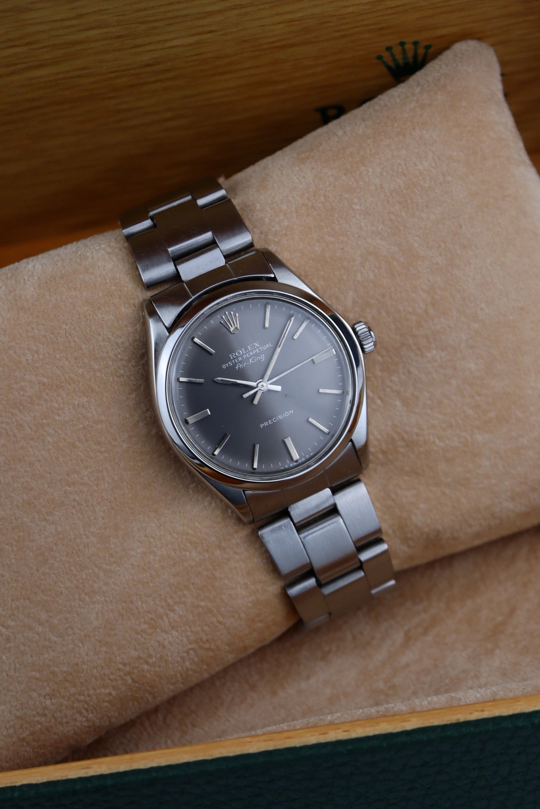 1983 Rolex Air King 5500 Grey Dial