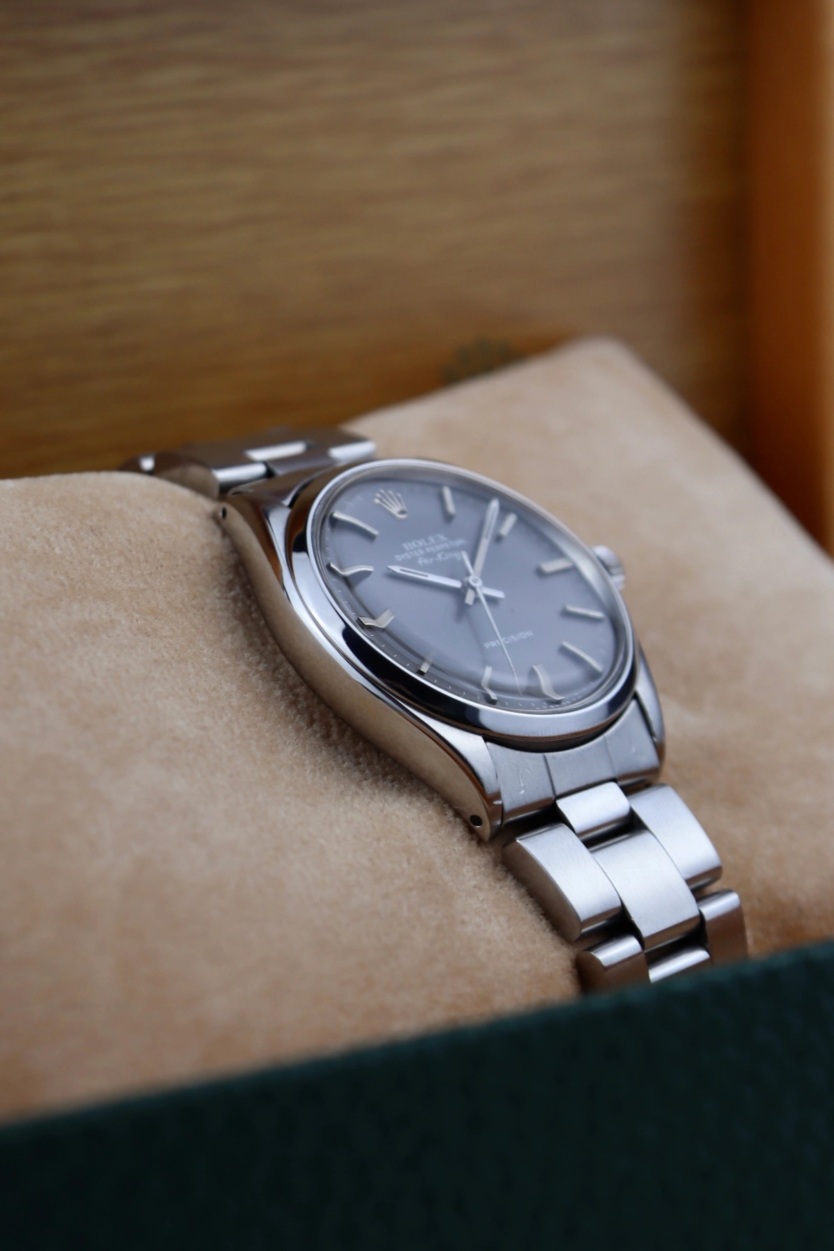 1983 Rolex Air King 5500 Grey Dial