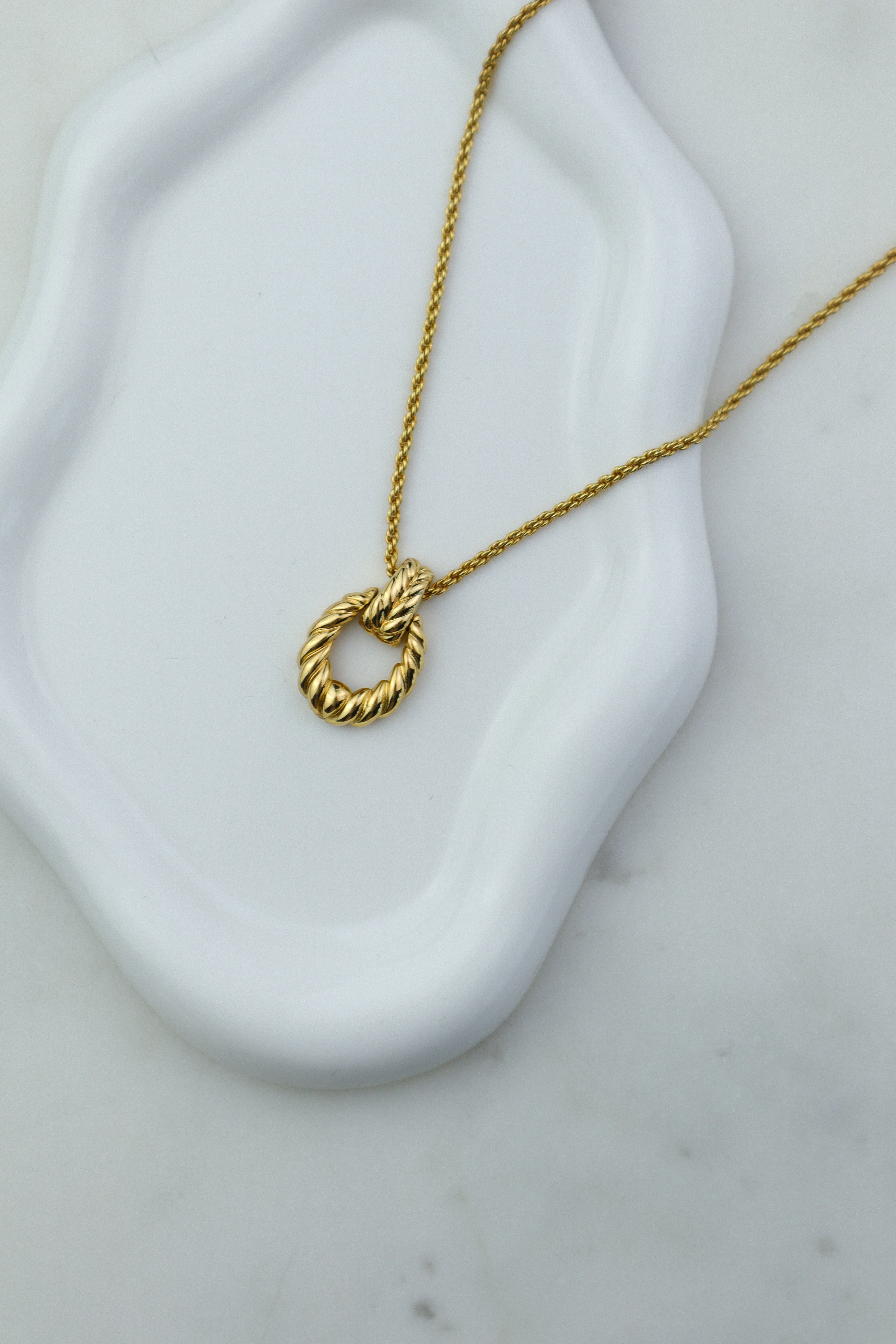 Christian Dior - vintage naszyjnik knot