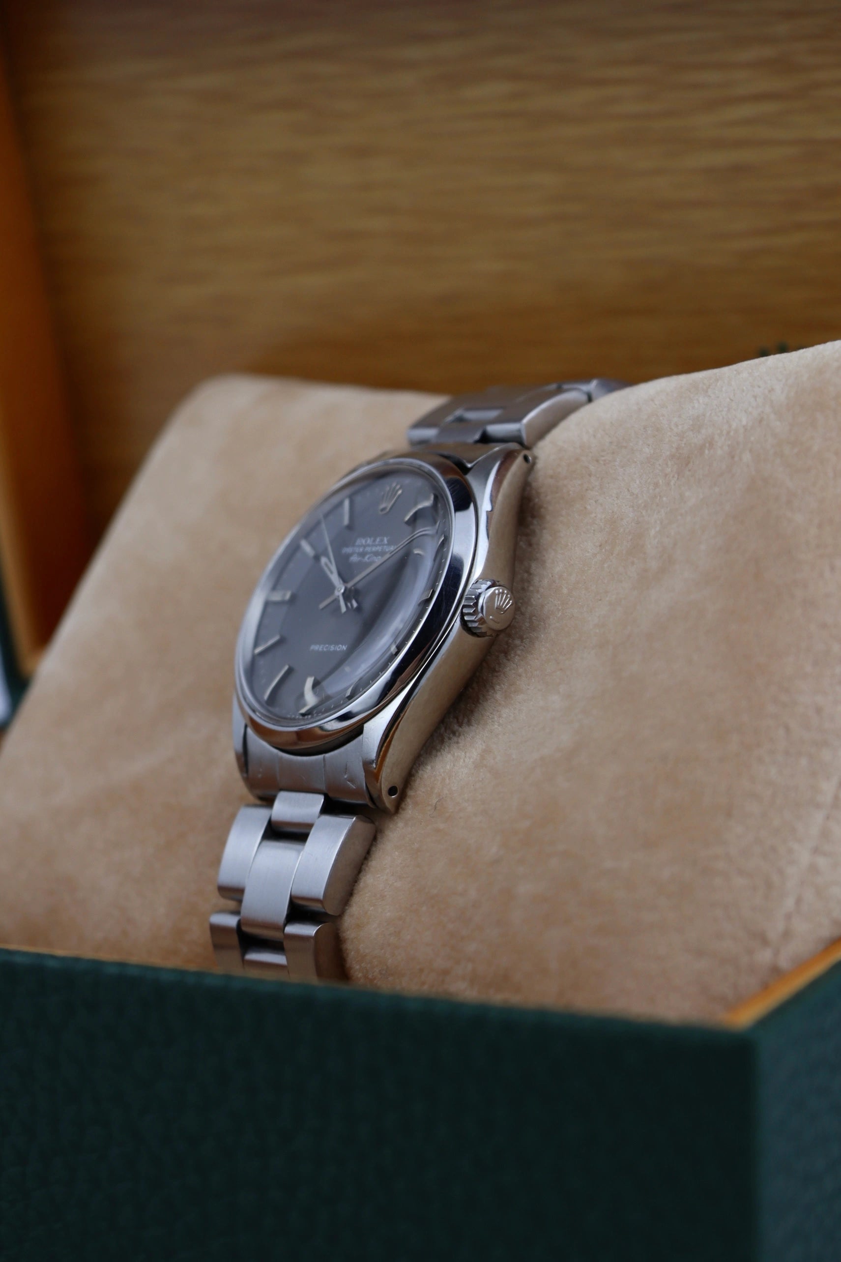 1983 Rolex Air King 5500 Grey Dial