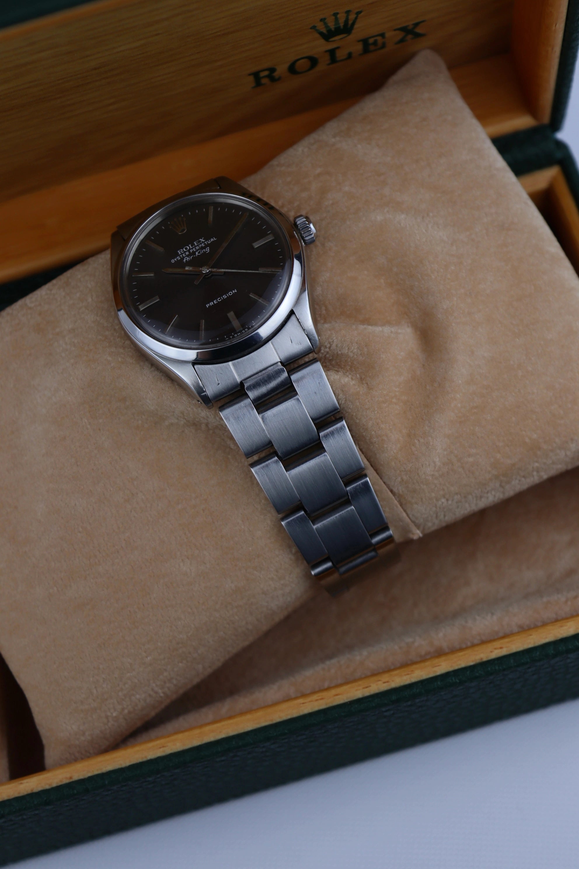 1983 Rolex Air King 5500 Grey Dial