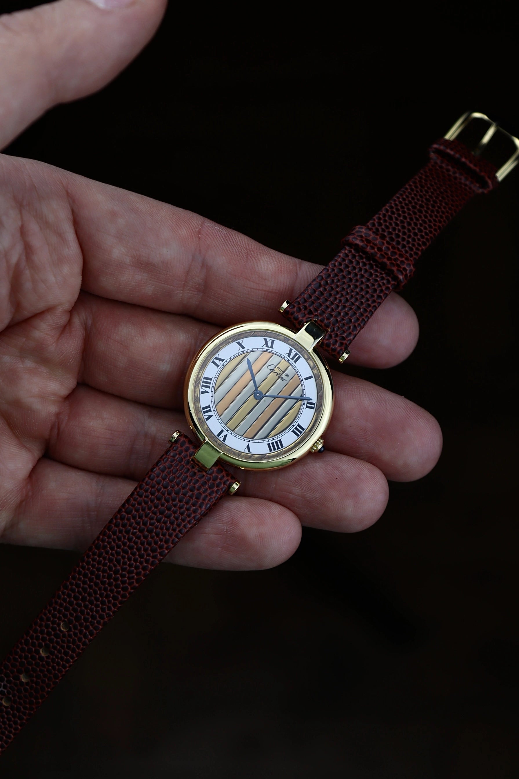 Must de Cartier Vendome Trinity Dial